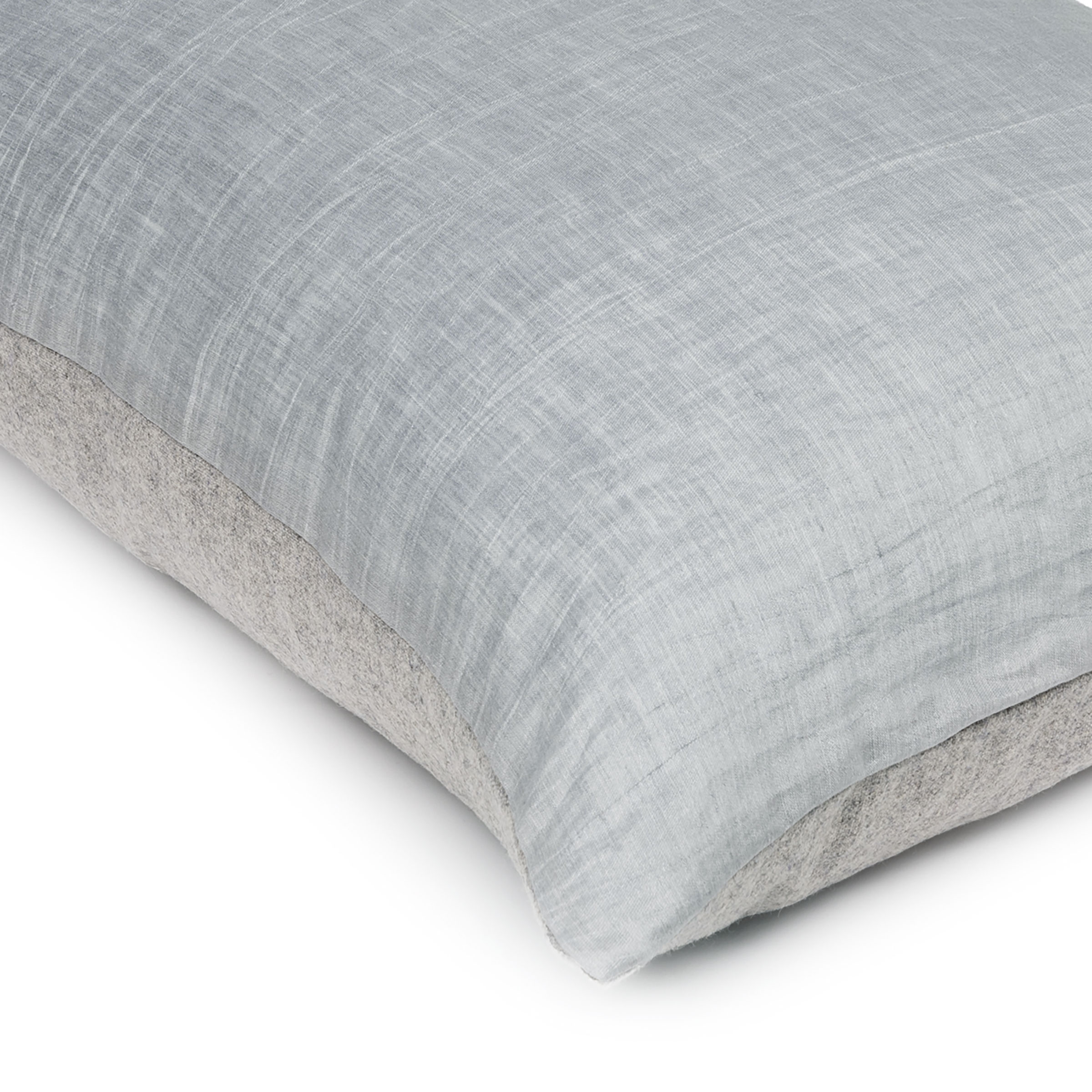 Mrs.Me Sierkussen Infinity Linnen Light Grey 45 x 60 cm