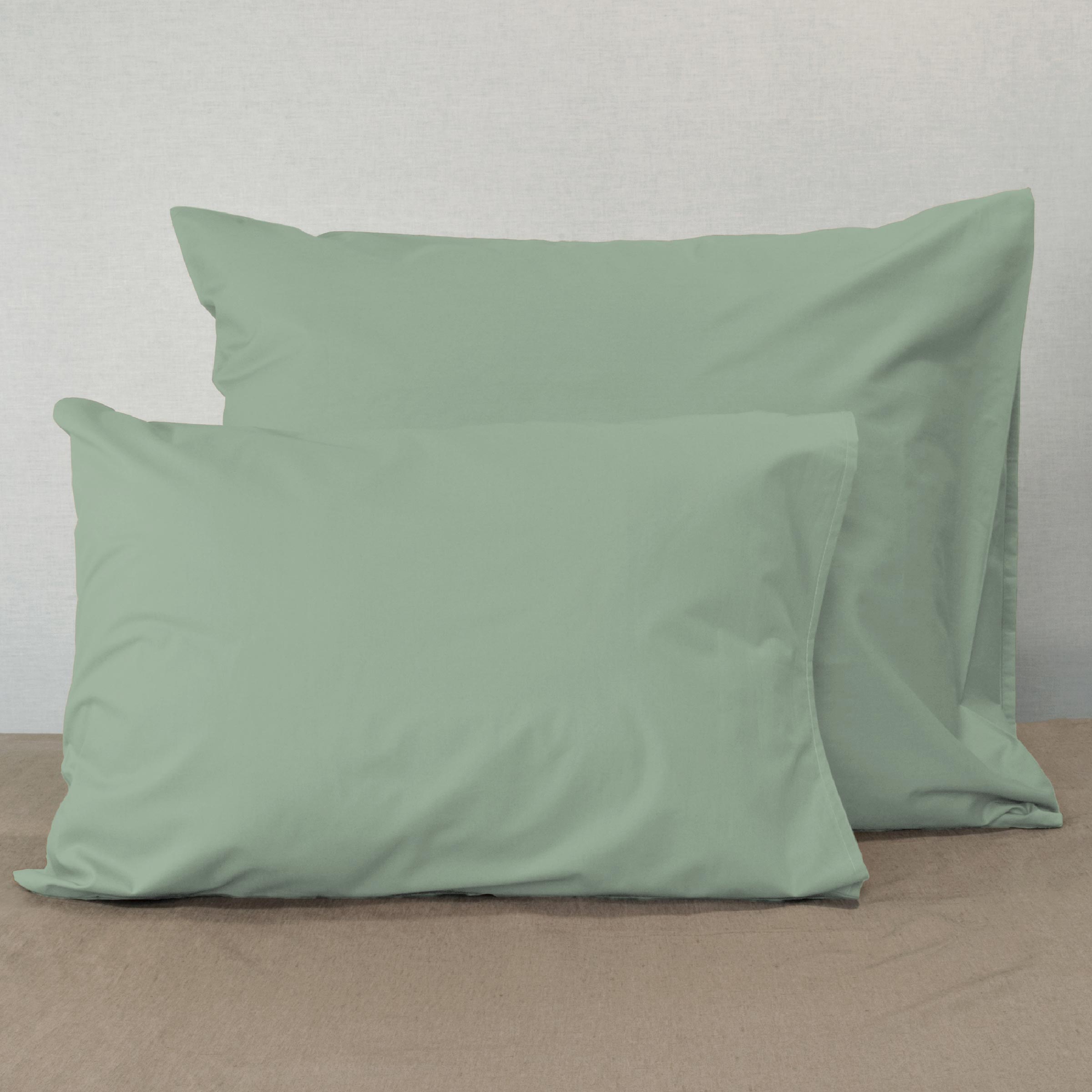 Dommelin Kussensloop Percal 200TC Spargroen