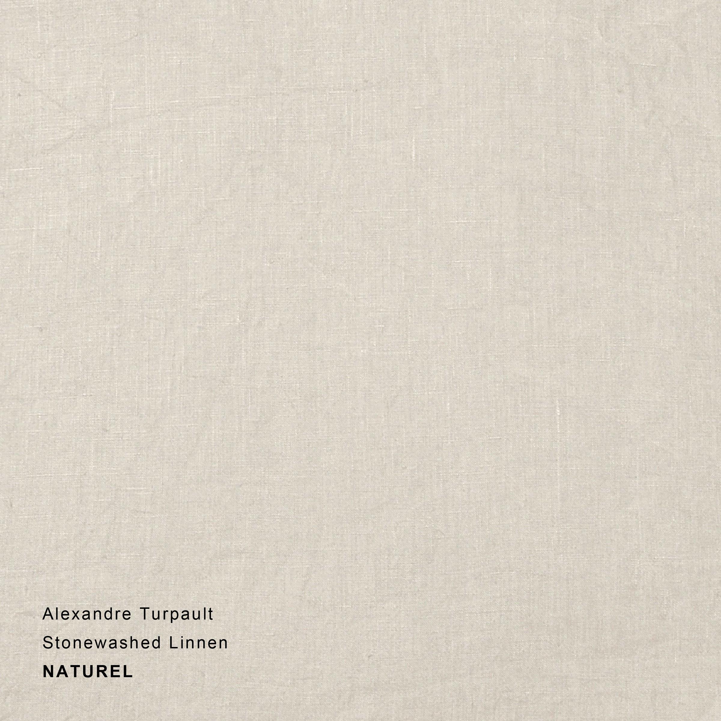Alexandre Turpault Dekbedovertrek Nouvelle Vague Stonewashed Linnen Natural
