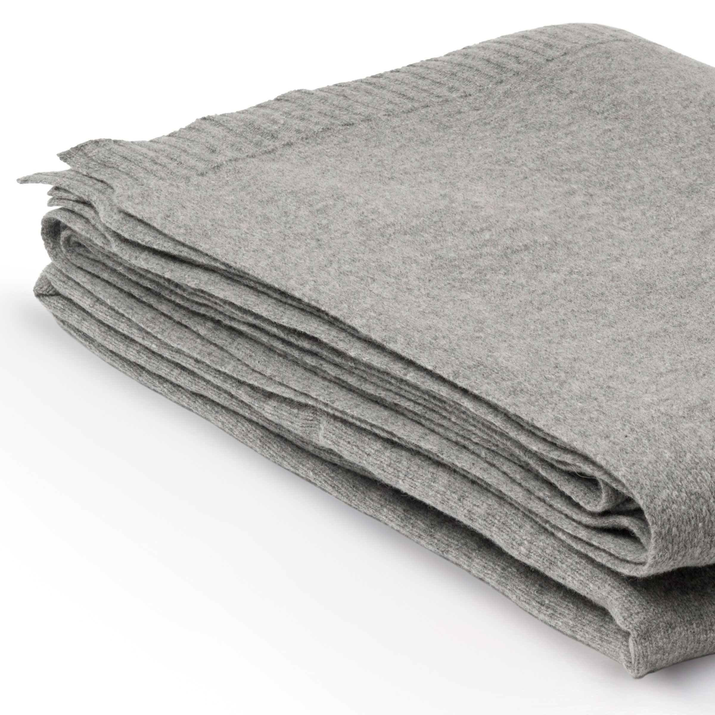 Mrs.Me Deken Transit Wol Mix Mid Grey 150 x 280 cm