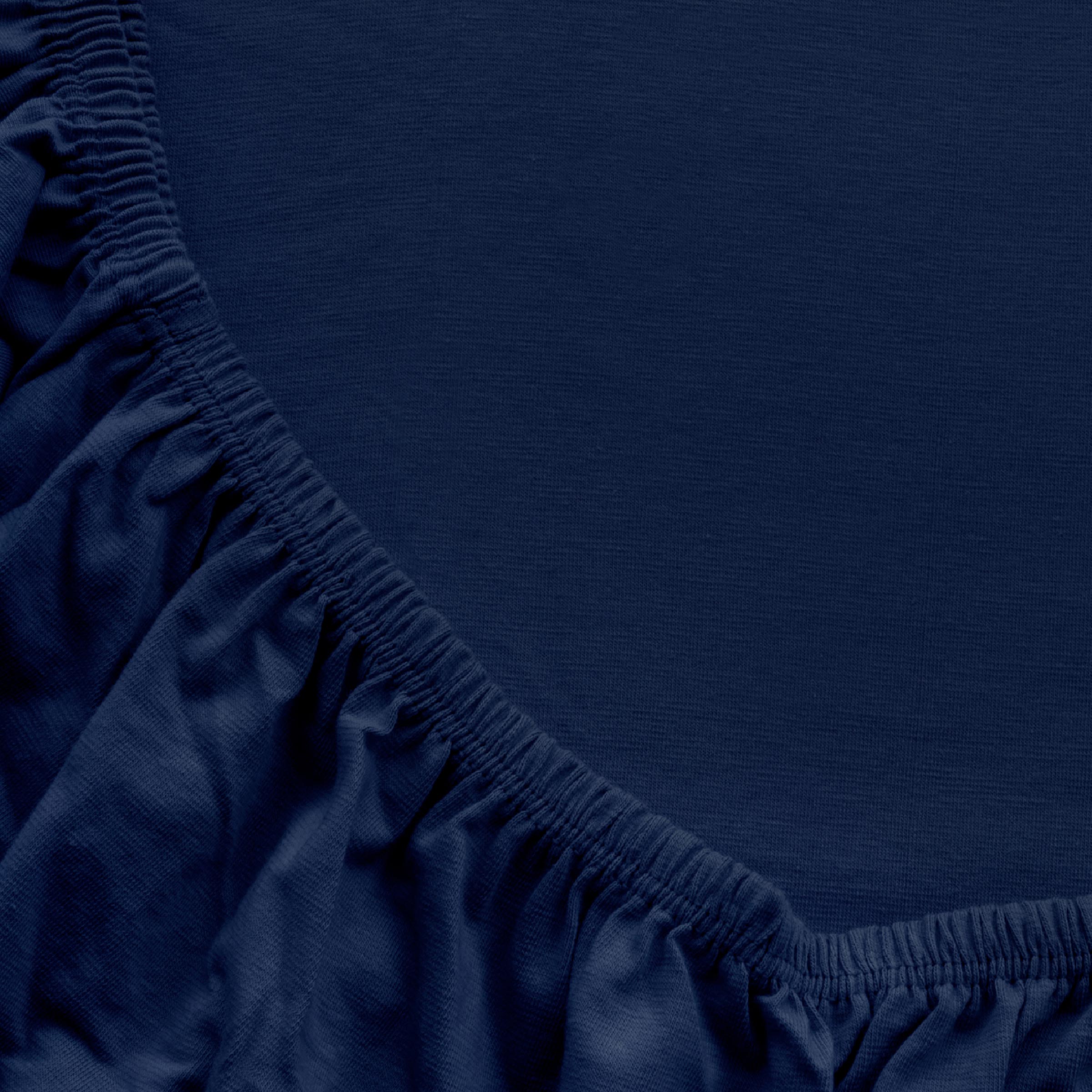 Dommelin Hoeslaken Jersey Deluxe Marine