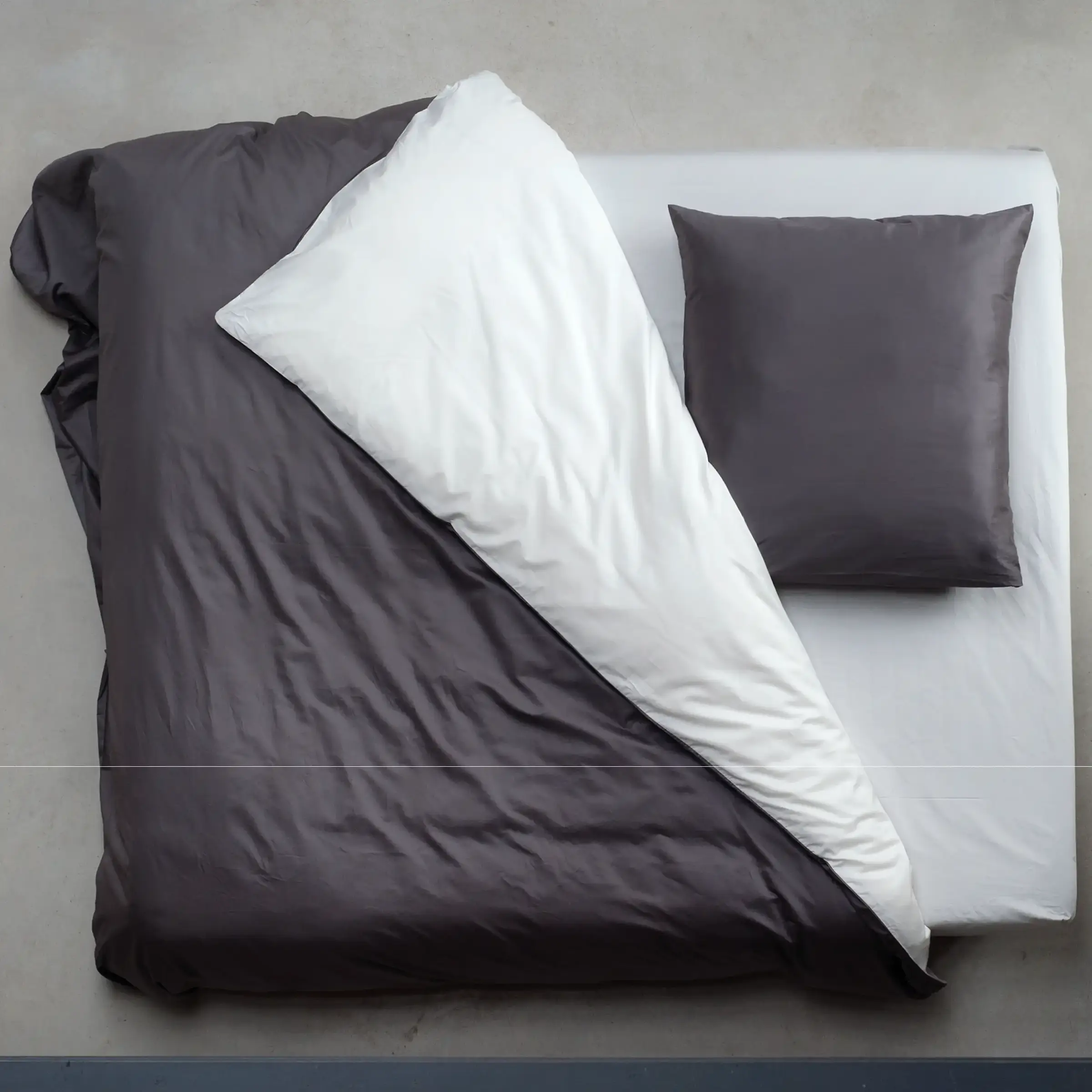 Dommelin Kussensloop Volant Satijn 600TC Cognac 60 x 70 cm