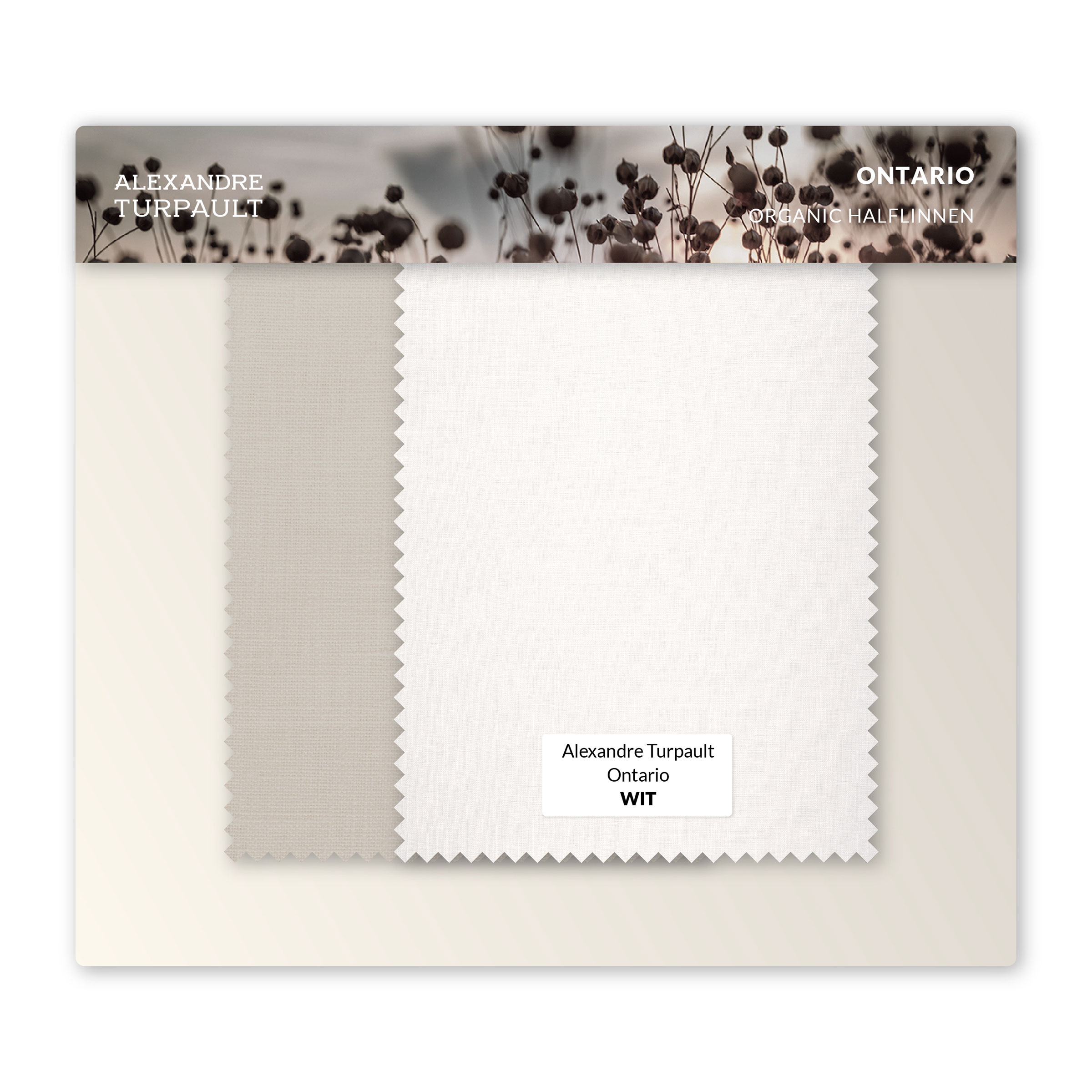 Alexandre Turpault Kleurstalen Ontario Halflinnen