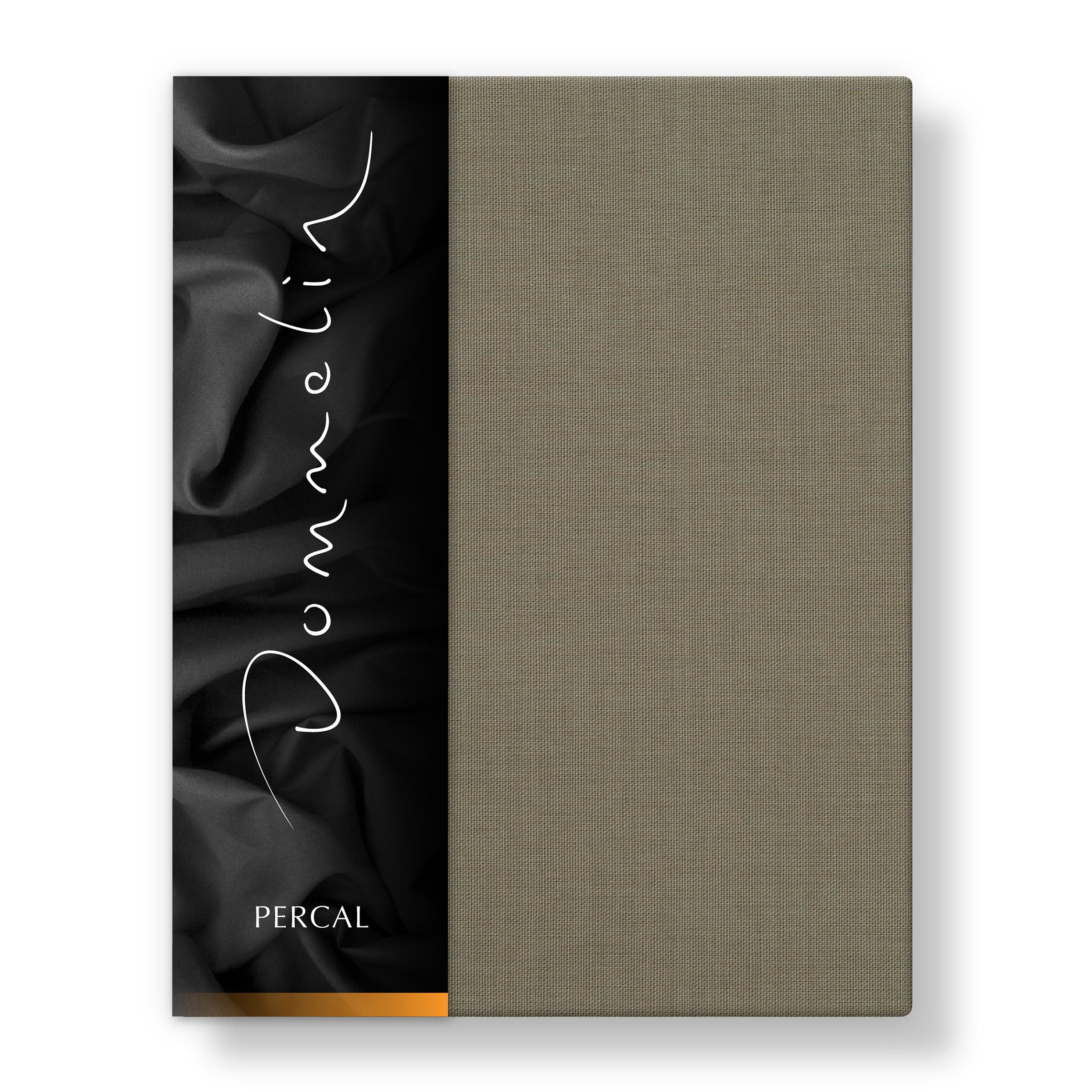 Dommelin Topper Hoeslaken Percal 200TC Taupe