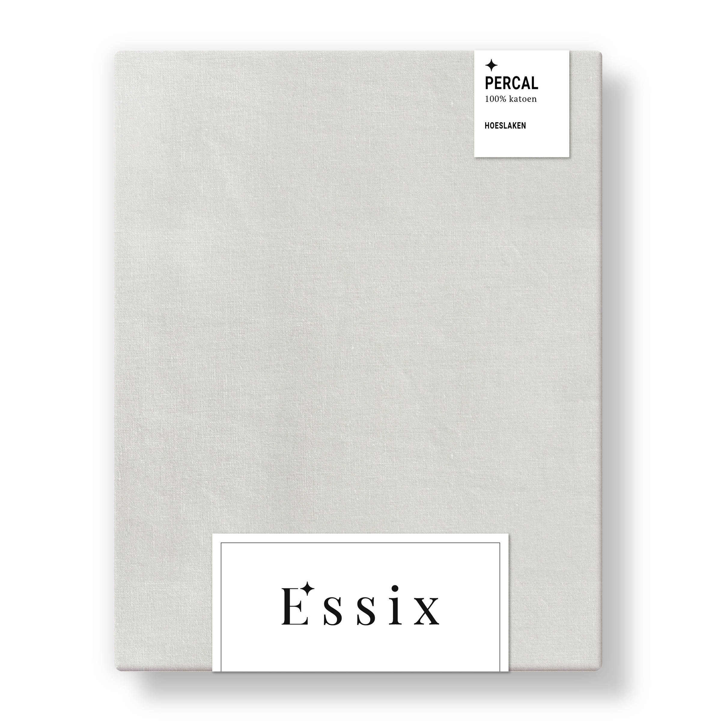 Essix Hoeslaken Premiere Percal 200TC Gris Perle