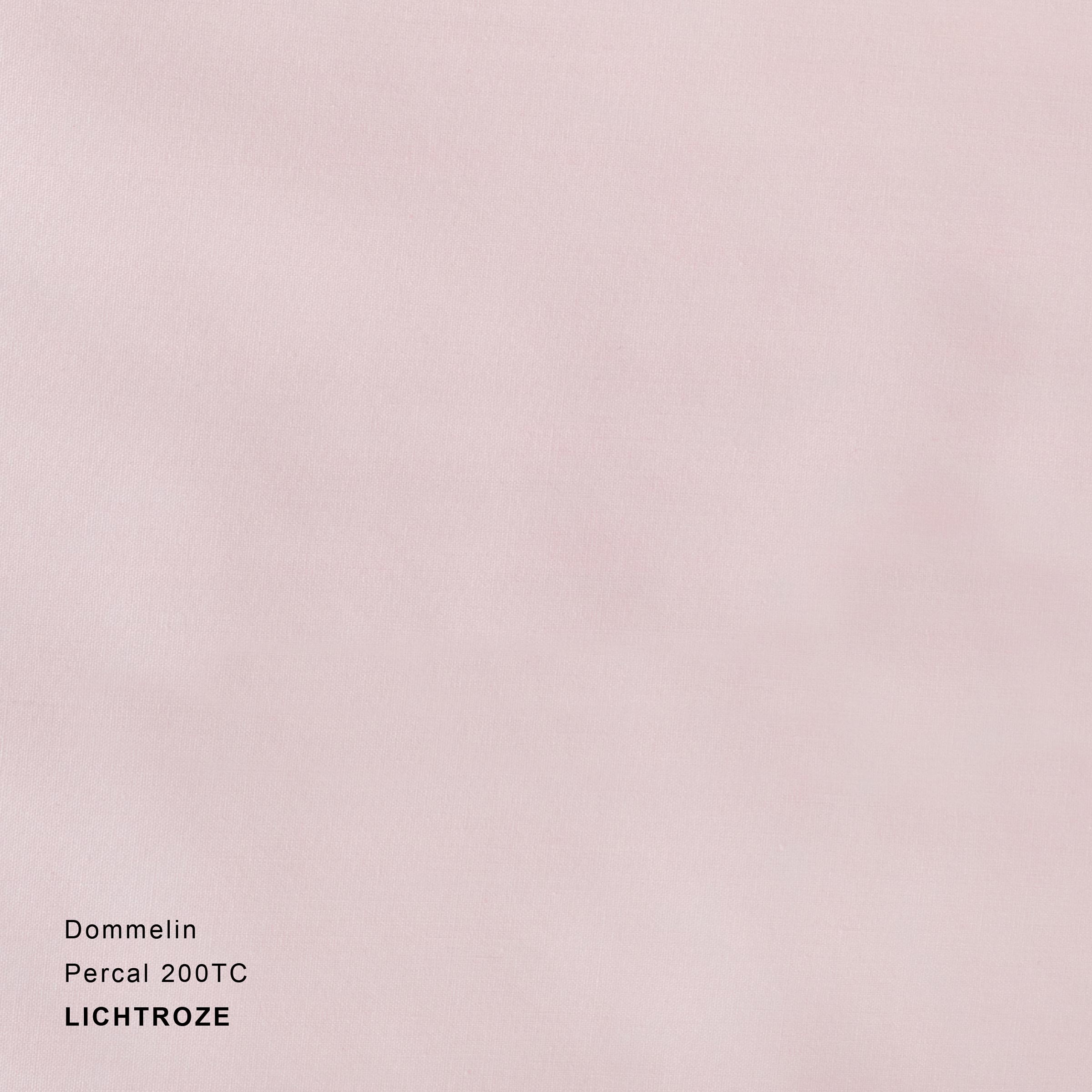 Dommelin Dekbedovertrek Set Percal 200TC Lichtroze