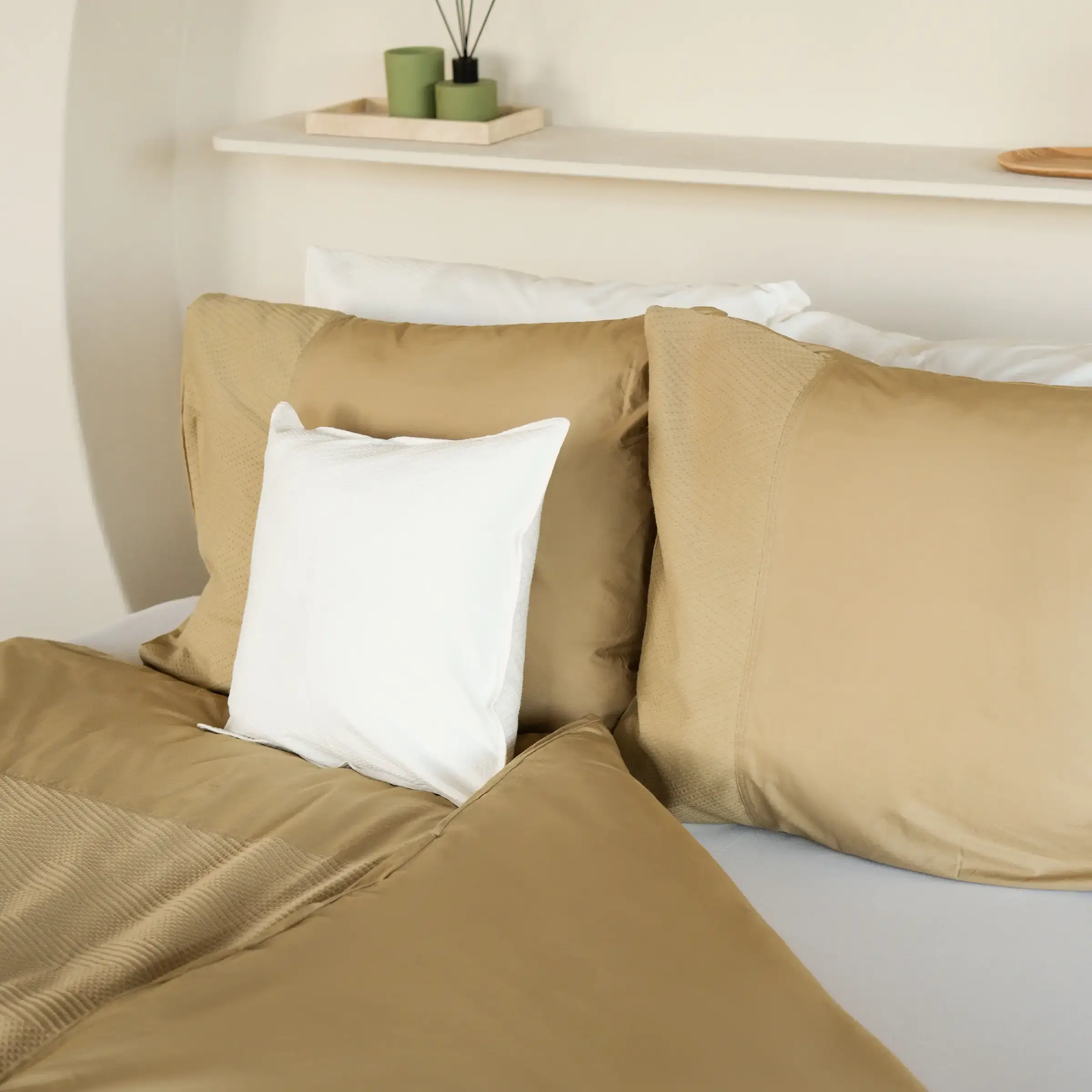 Dommelin Dekbedovertrekset Liva Percal 200TC Brons