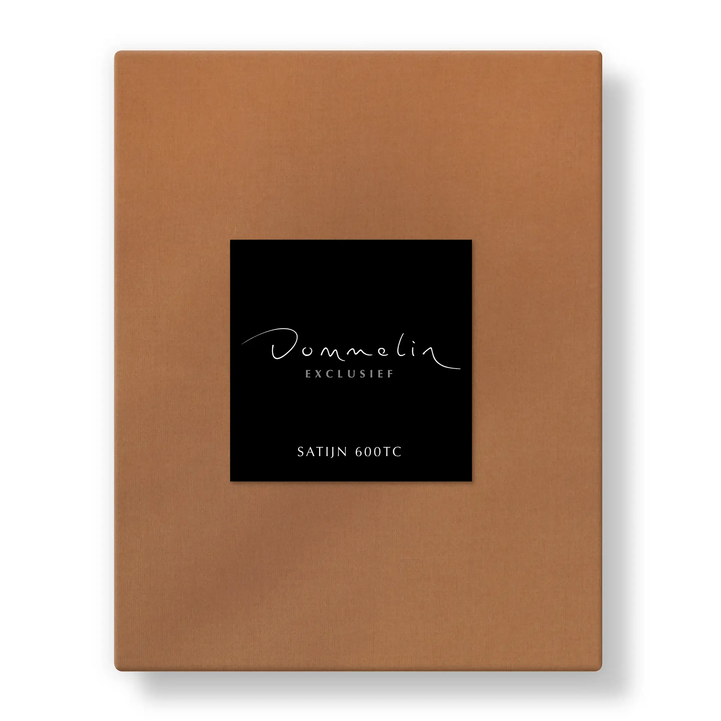 Dommelin Hoeslaken Satijn 600TC Cognac