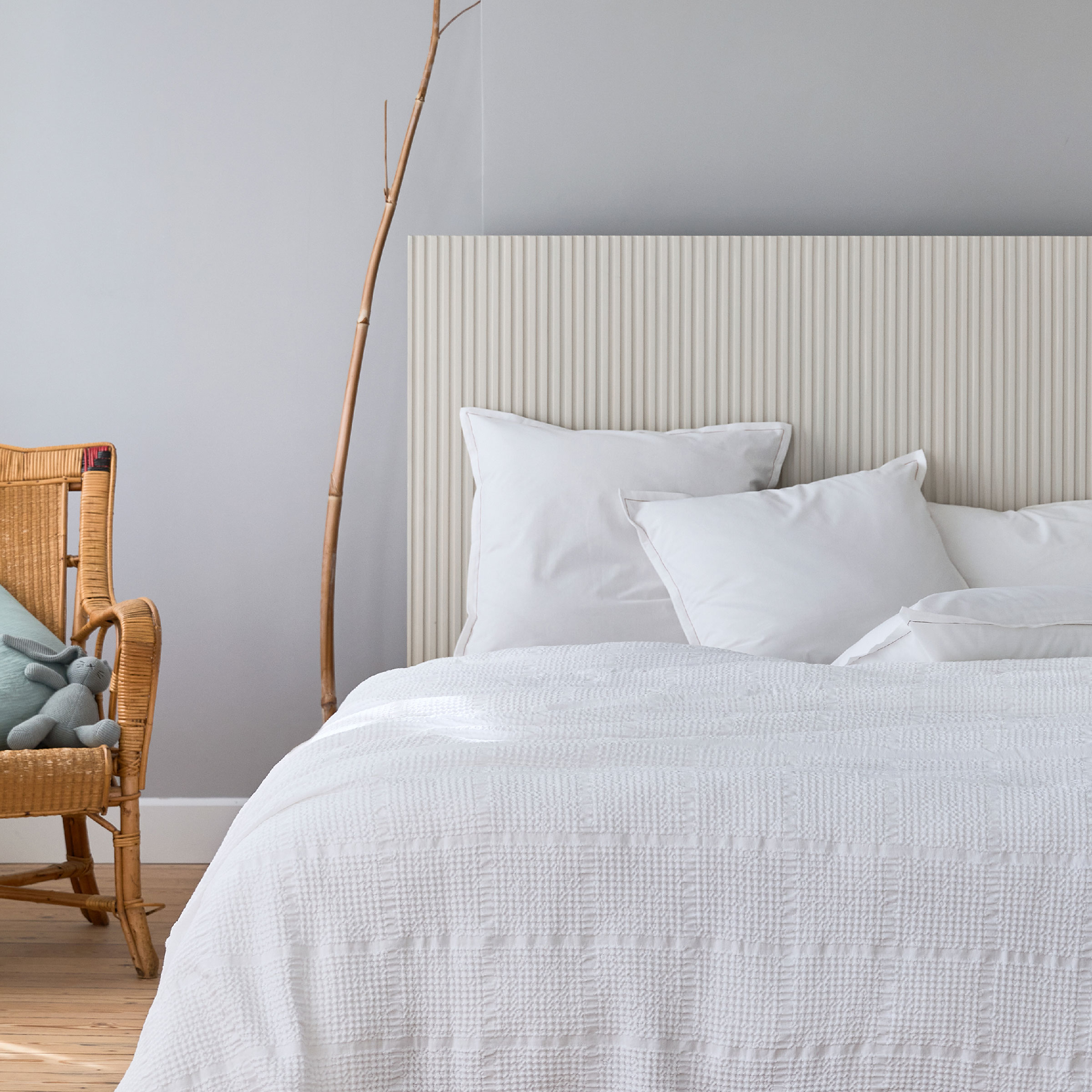 Essix Sprei Yogi Katoen Wit 240 x 260 cm