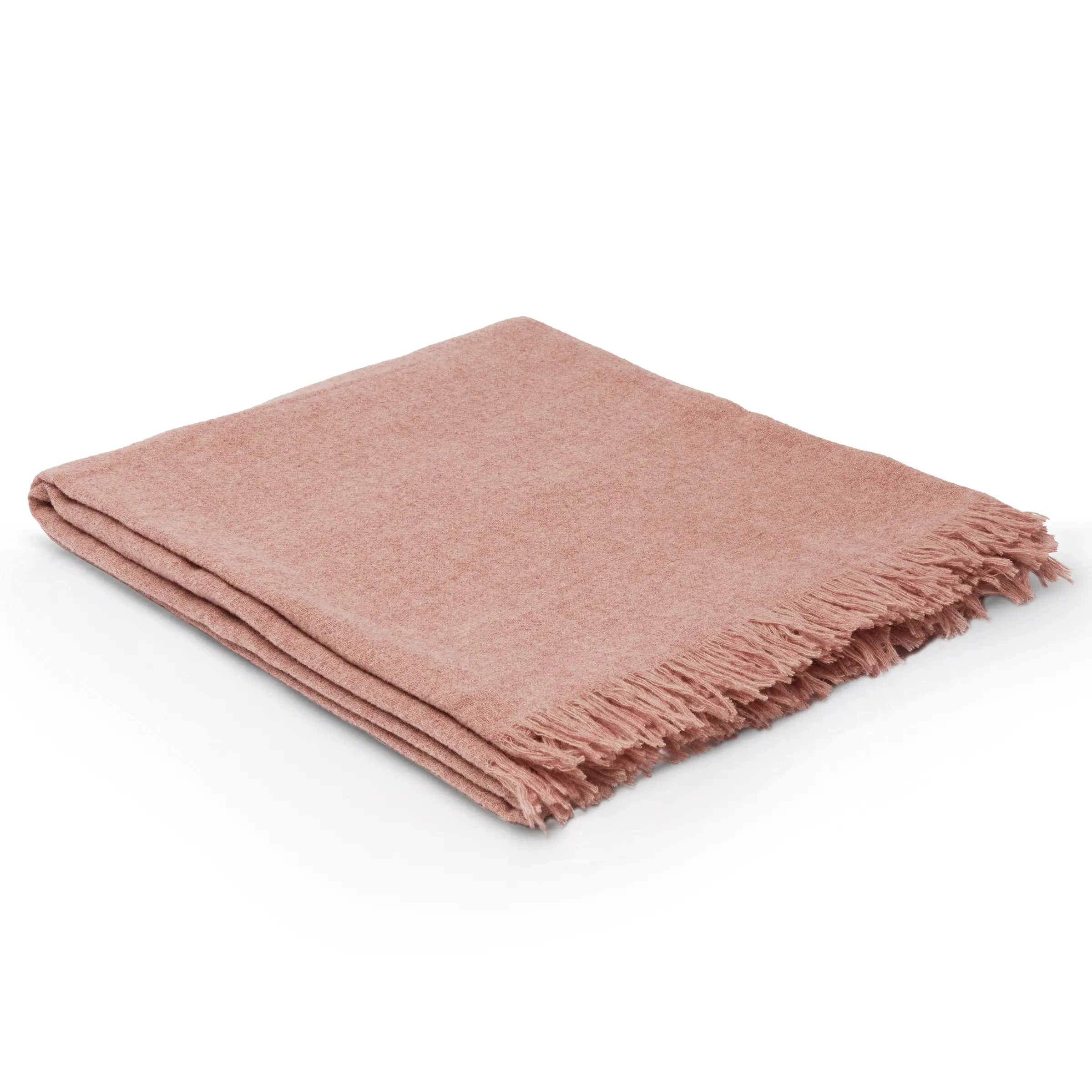 Mrs.Me Plaid Fly Stonewashed Lamswol Rose 150 x 200 cm