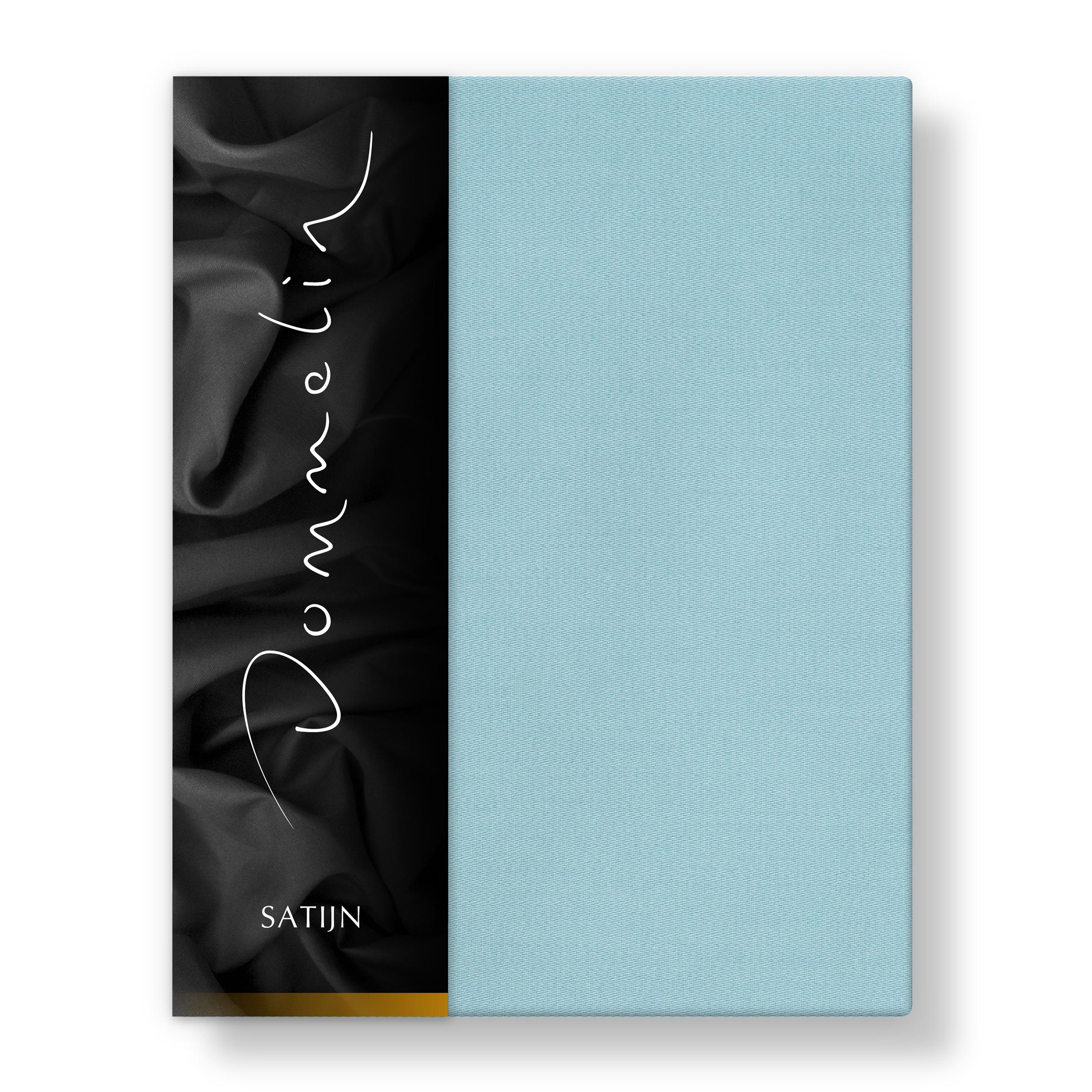 Dommelin Hoeslaken Hoge Hoek Satijn 300TC Pastelblauw