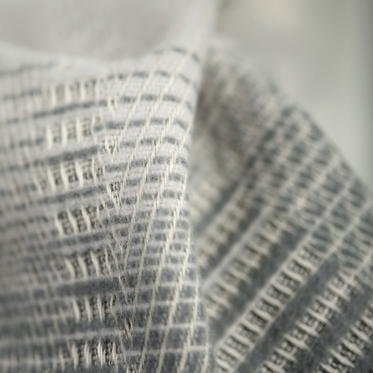 Dommelin Plaid Legend Katoen Grijs - Ecru 130 x 180 cm