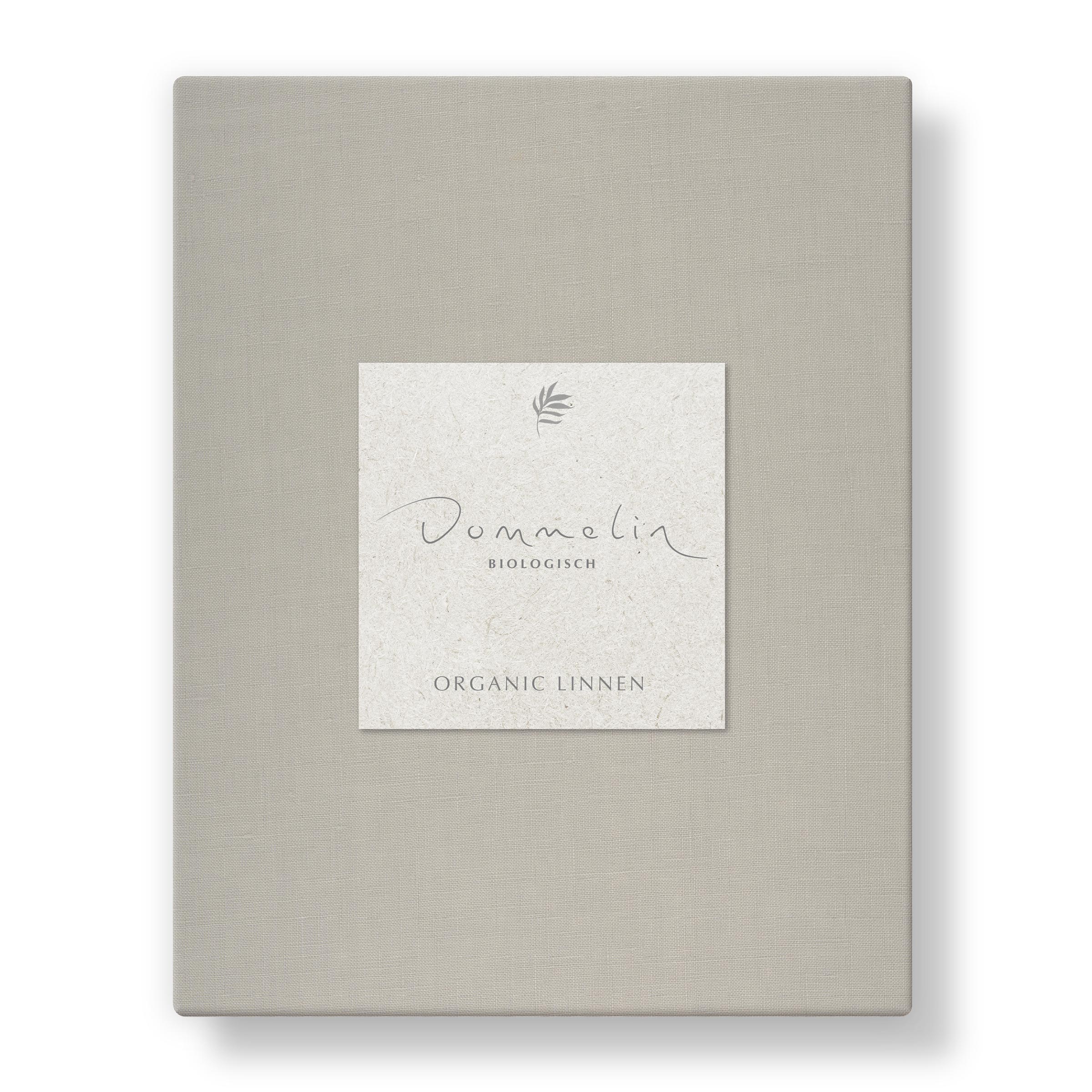 Dommelin Split Topper Hoeslaken Organic Linnen 140TC Platinum
