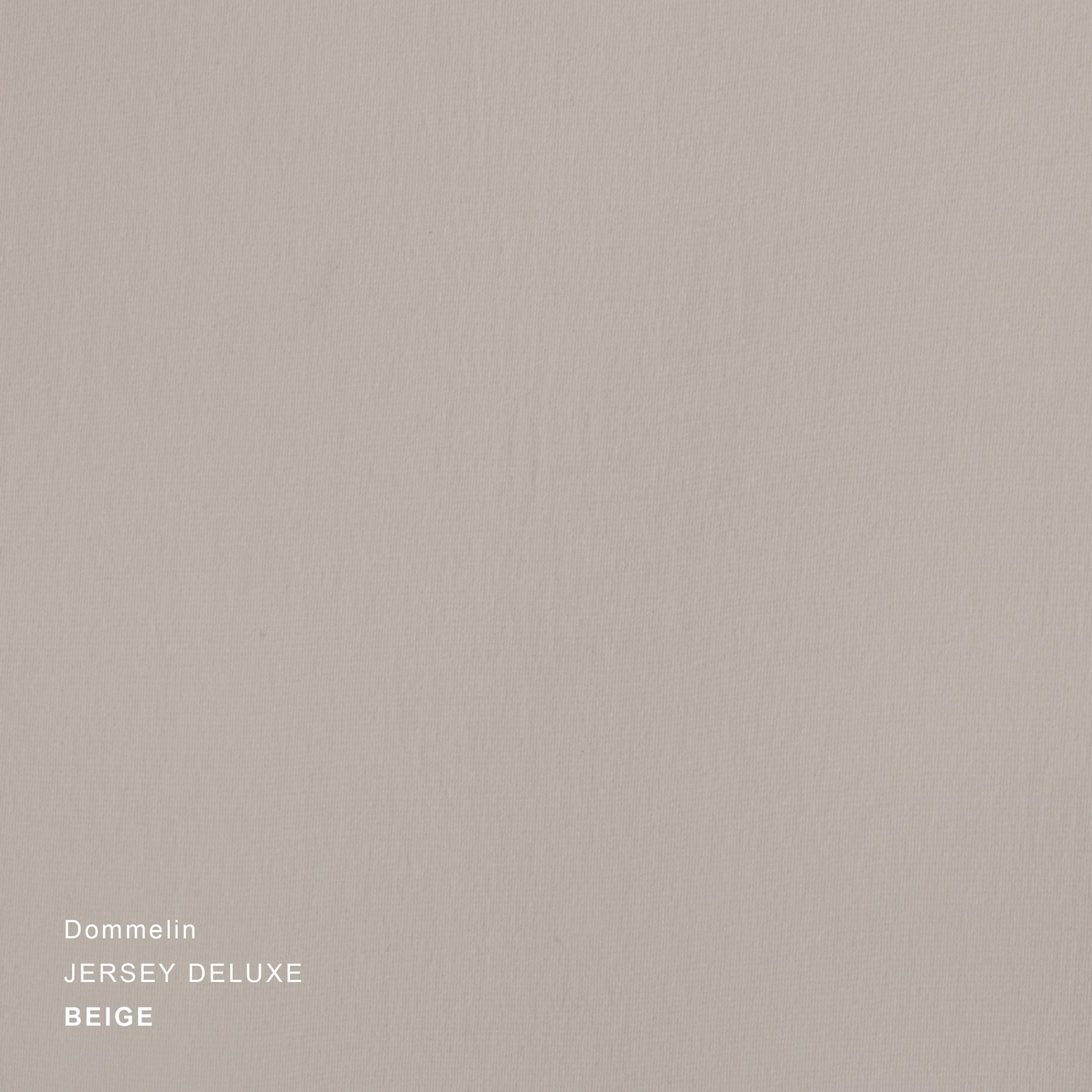 Dommelin Hoeslaken Jersey Deluxe Beige