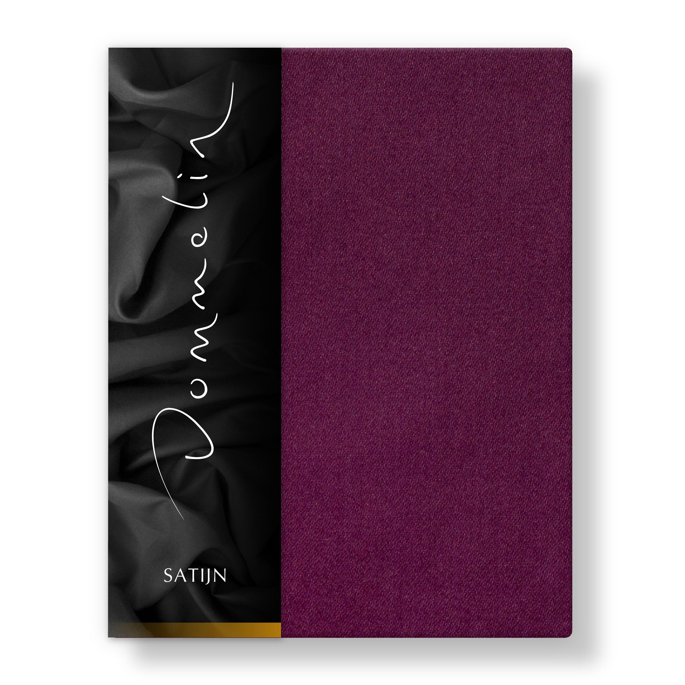 Dommelin Split Hoeslaken Satijn 300TC Aubergine
