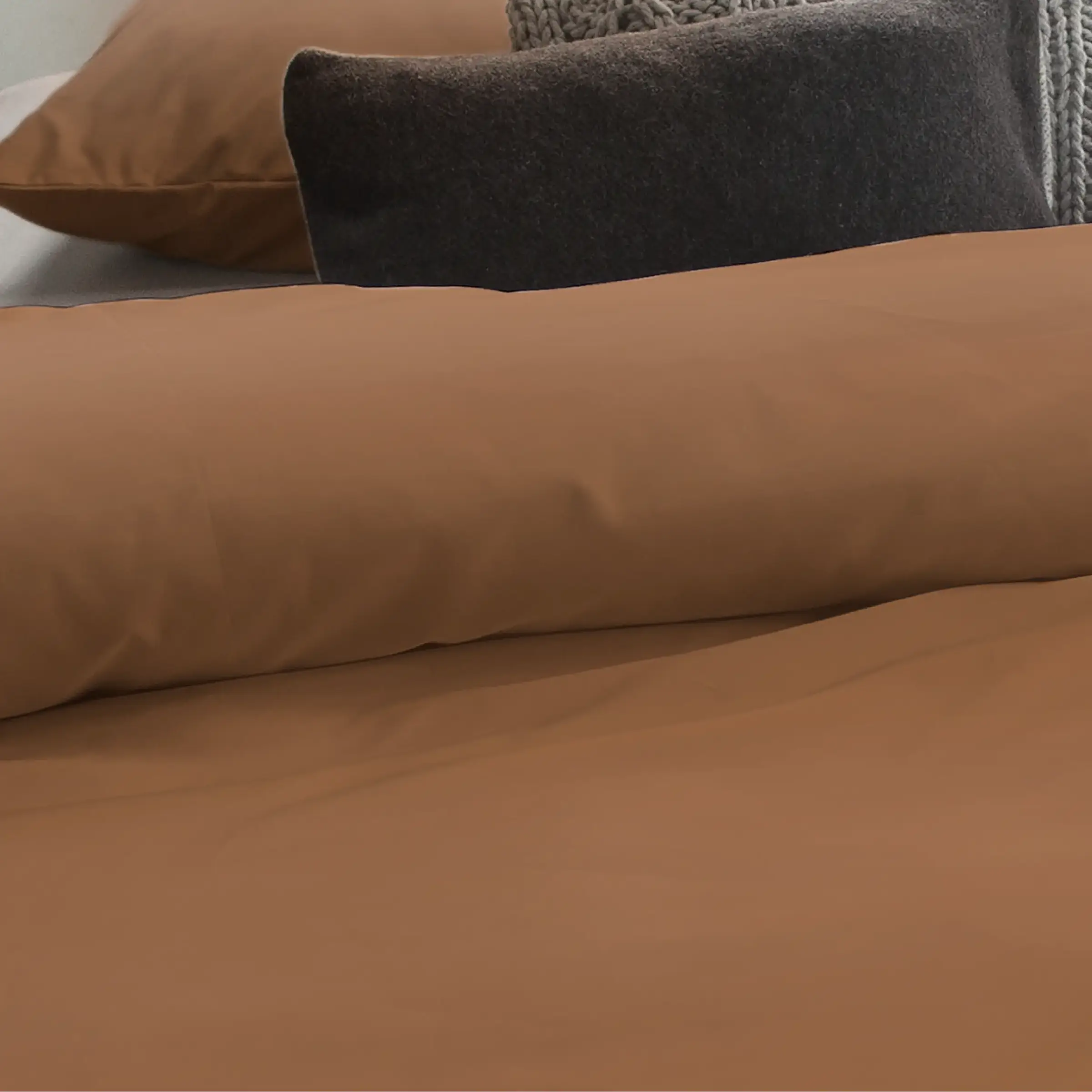 Dommelin Kussensloop Satijn 600TC Cognac