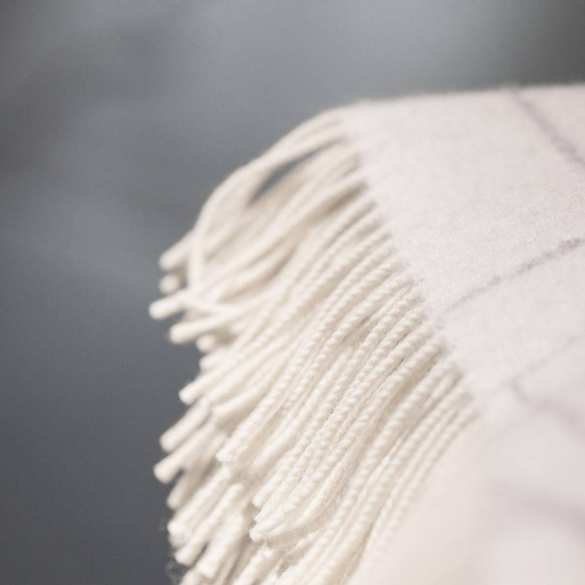 Mrs.Me Deken Crystalline Wol Light Grey - Off White 130 x 180 cm