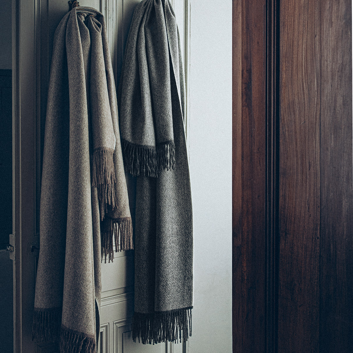 Alexandre Turpault Plaid Nomade Baby Alpaca Gris 130 x 180 cm