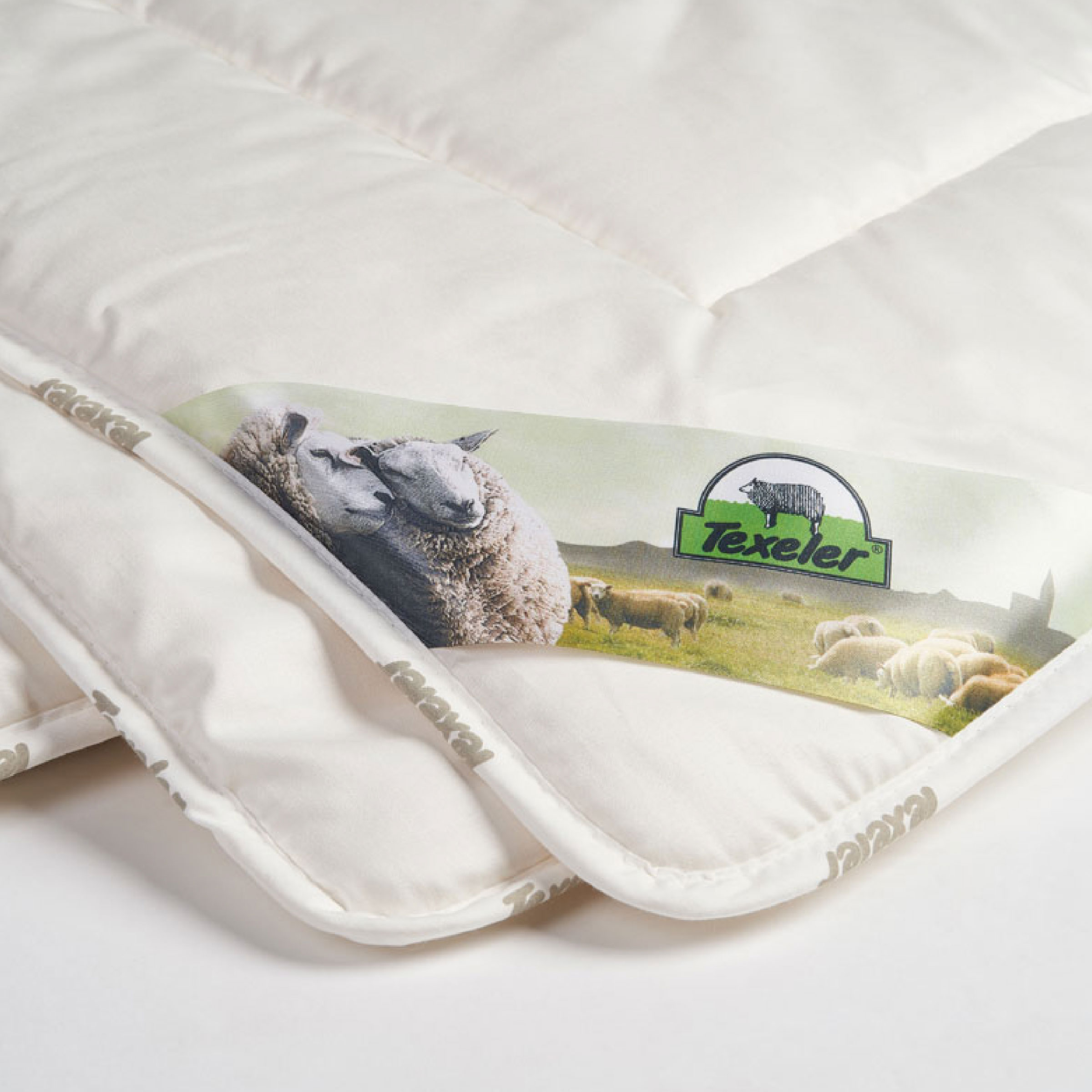 Texeler Onderdeken Volwol Velours Scheerwol 450 gr/m2 - 250 gr/m2 