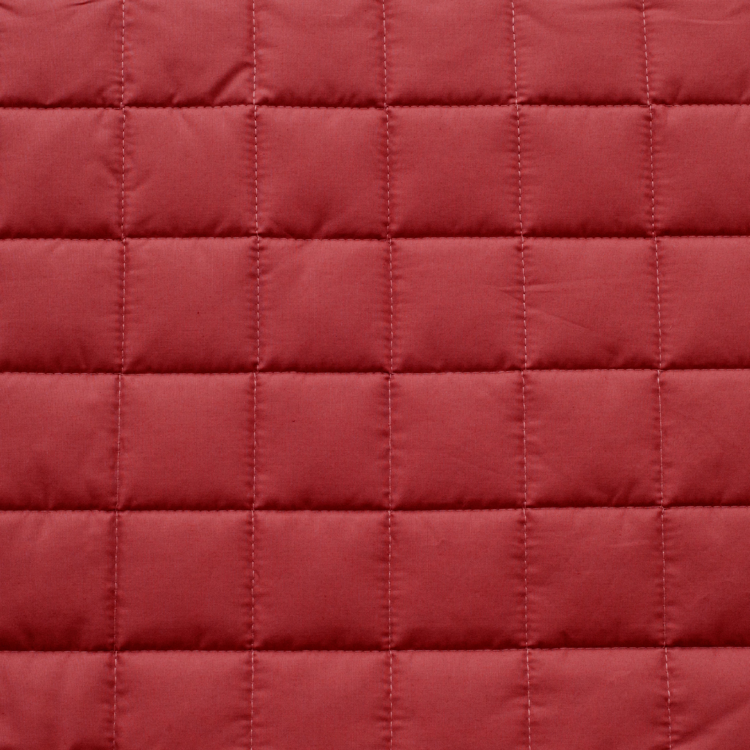 Dommelin Sierkussenhoes Block Percal 200TC Rosso - Cherry
