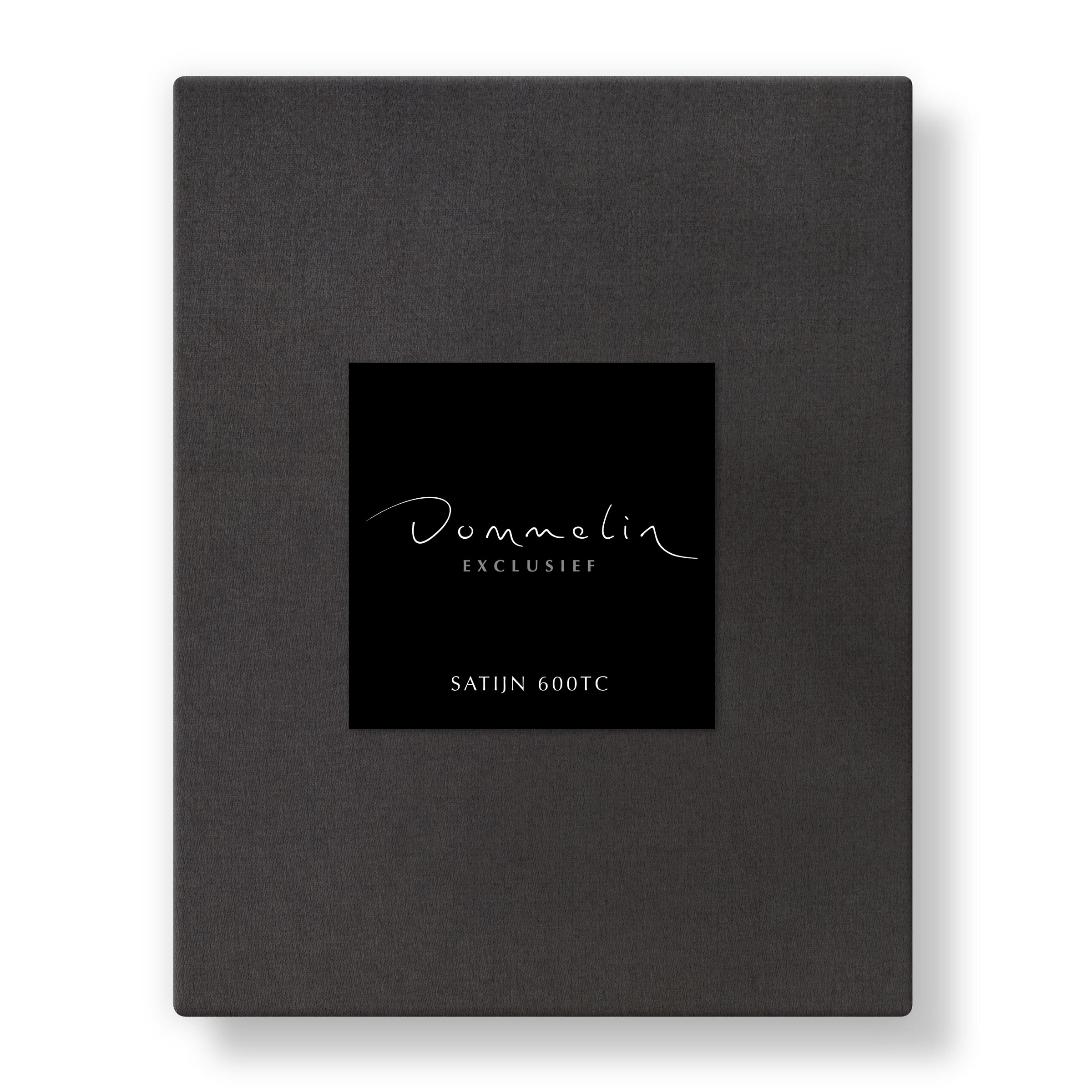 Dommelin Split Hoeslaken Satijn 600TC Basalt