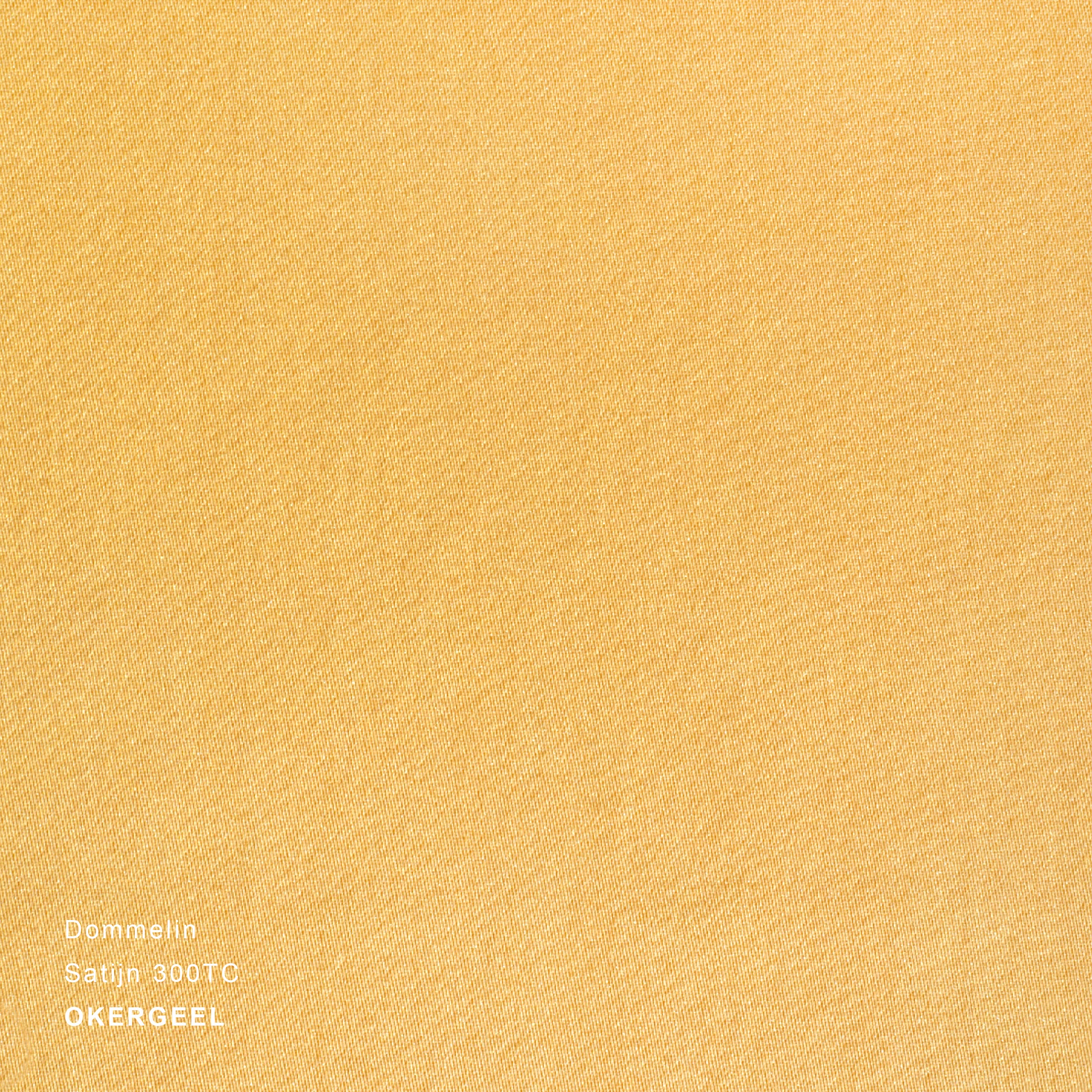 Dommelin Dekbedovertrek Set Satijn 300TC Okergeel 