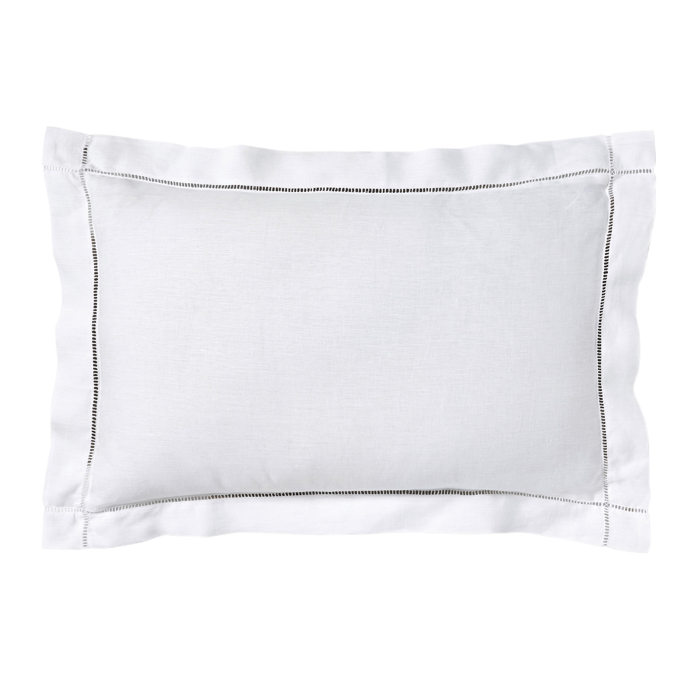 Alexandre Turpault Kussensloop Keops Linnen Wit