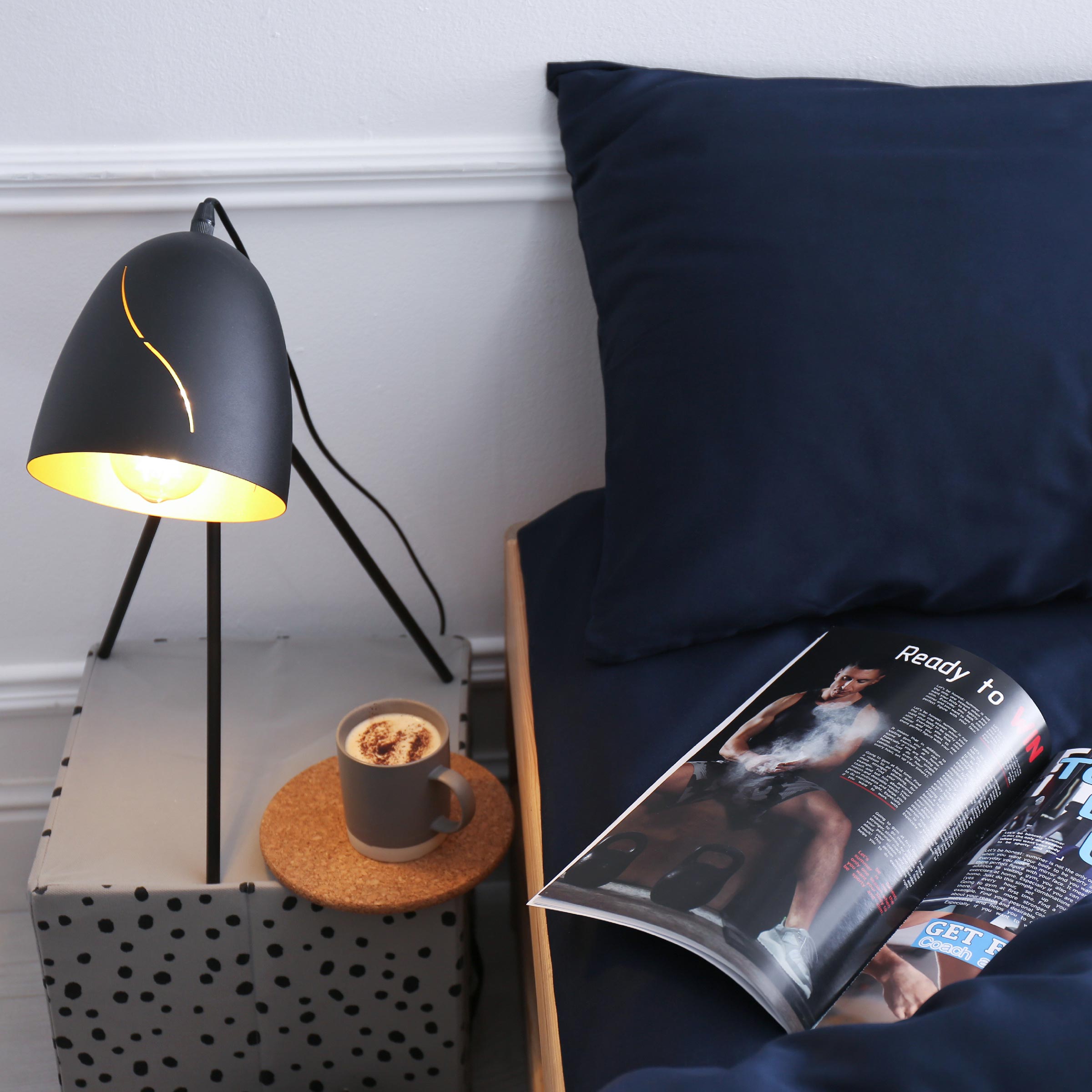 Dommelin Kussensloop Percal 200TC Navy