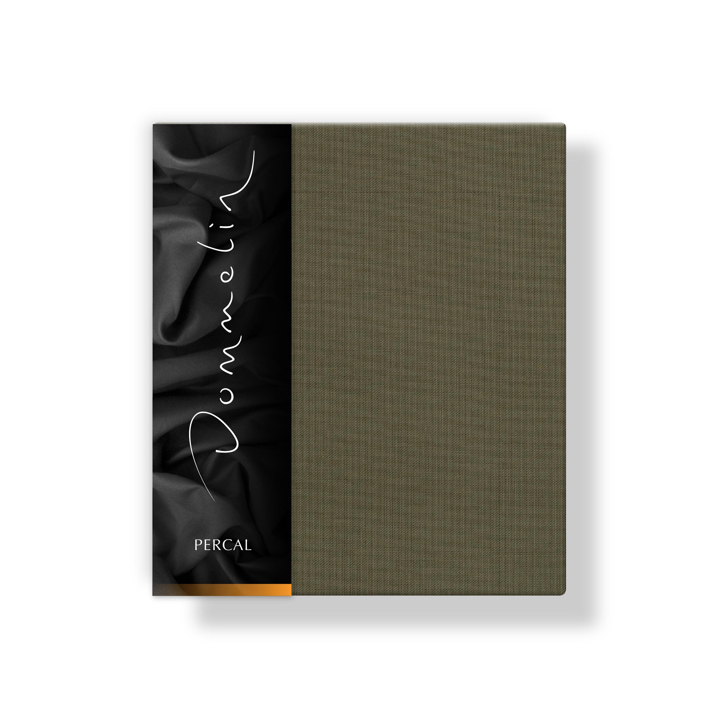 Dommelin Kussensloop Volant Percal 200TC Olijf 60 x 70 cm