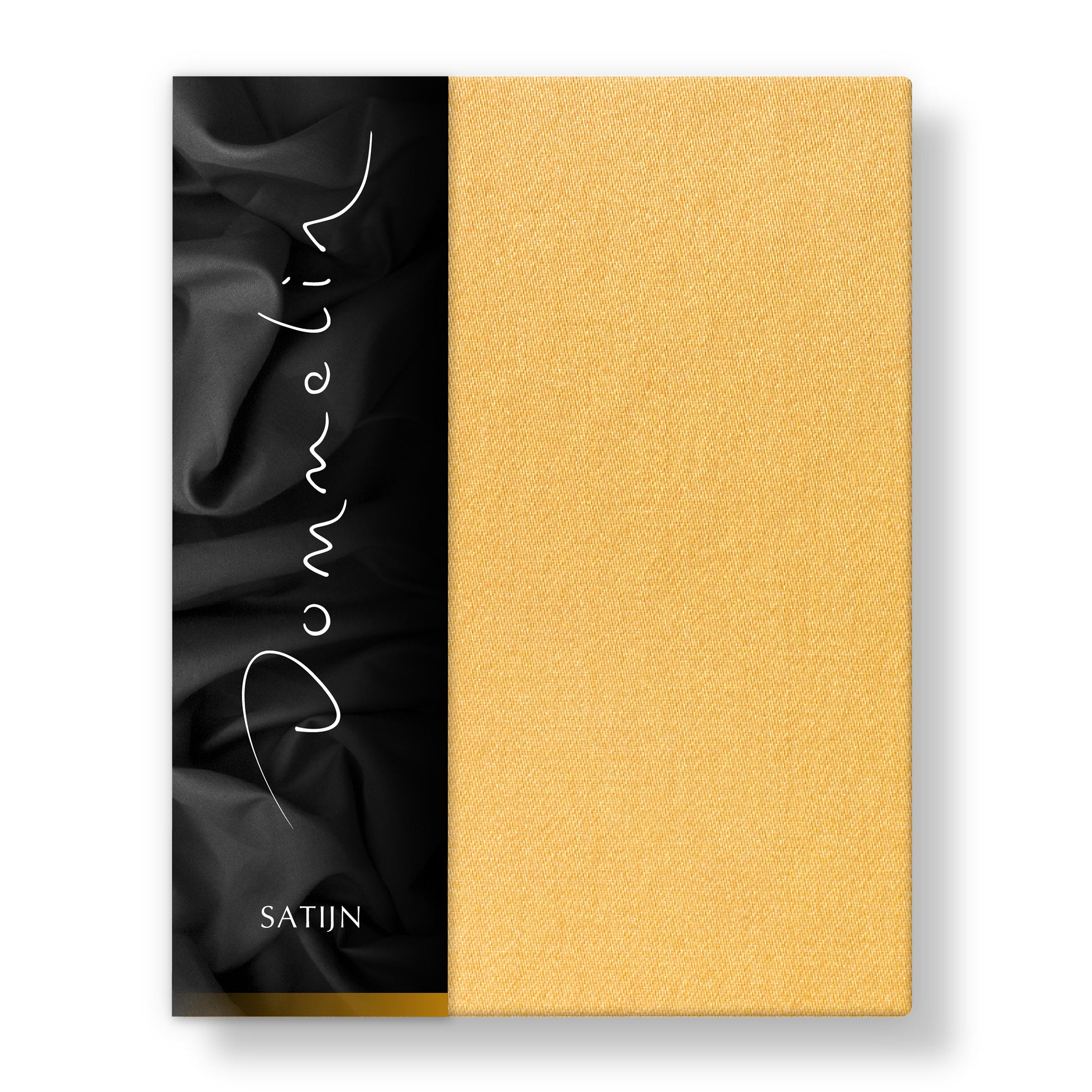 Dommelin Hoeslaken Satijn 300TC Okergeel