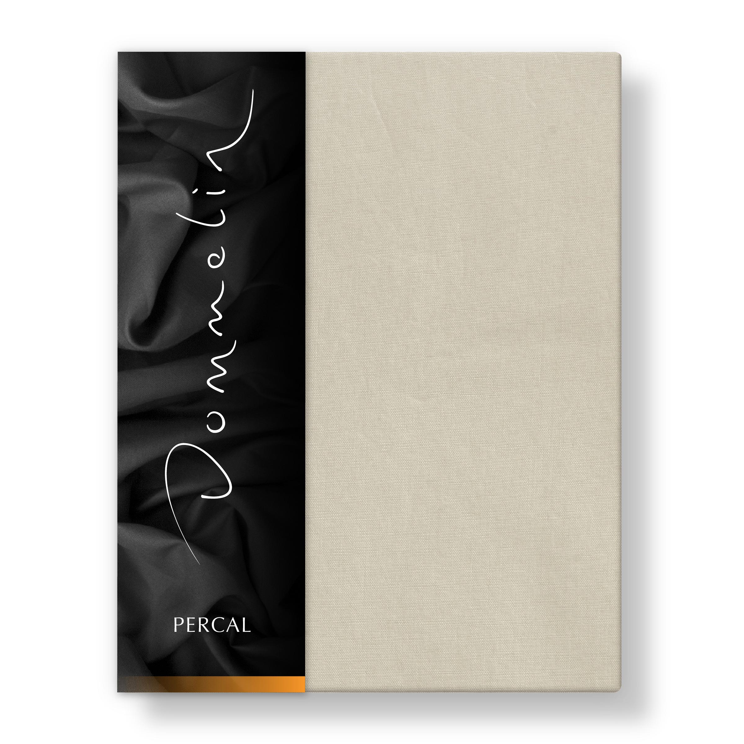 Dommelin Split Topper Hoeslaken Percal 200TC Camel