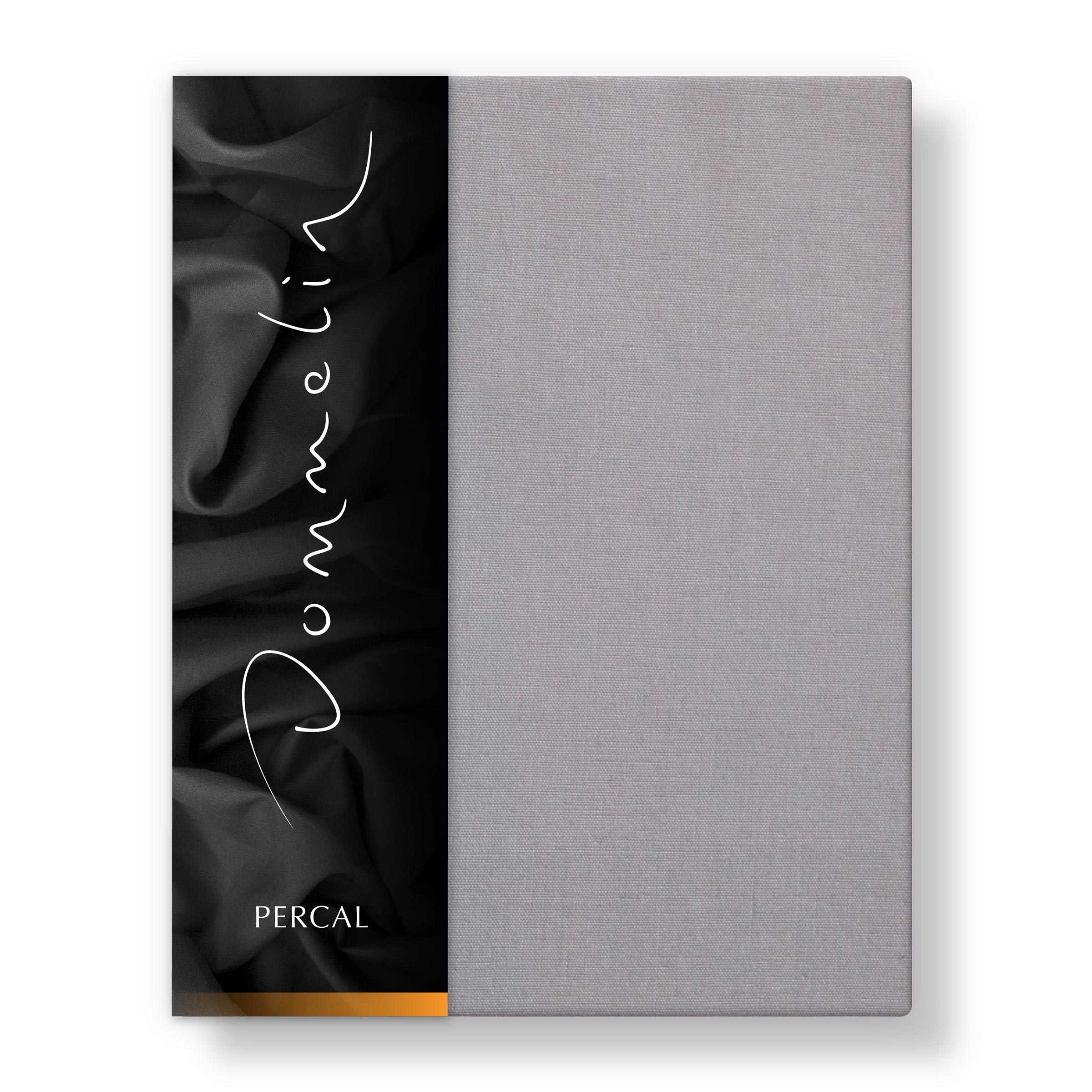 Dommelin Dubbel Split Hoeslaken Hoge Hoek Percal 200TC Muisgrijs