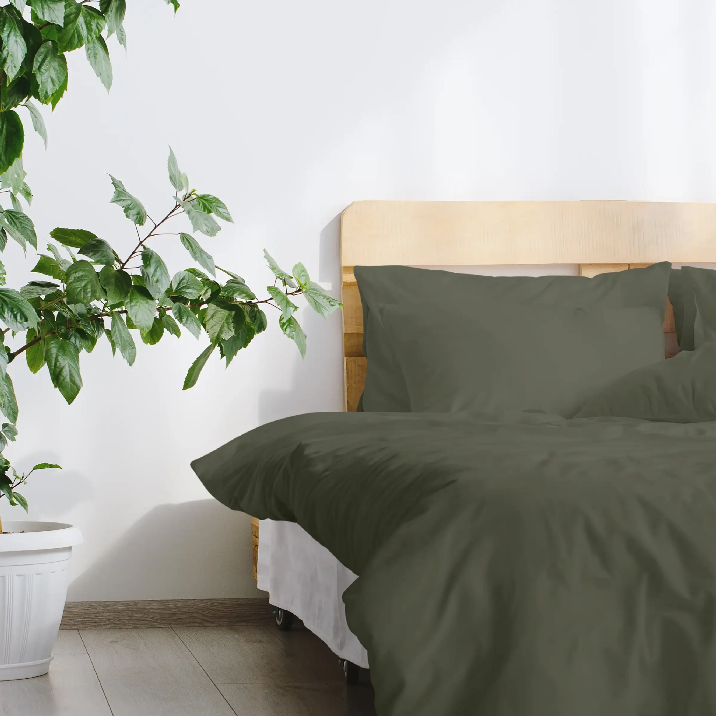 Dommelin Kussensloop Katoen 180TC Salie