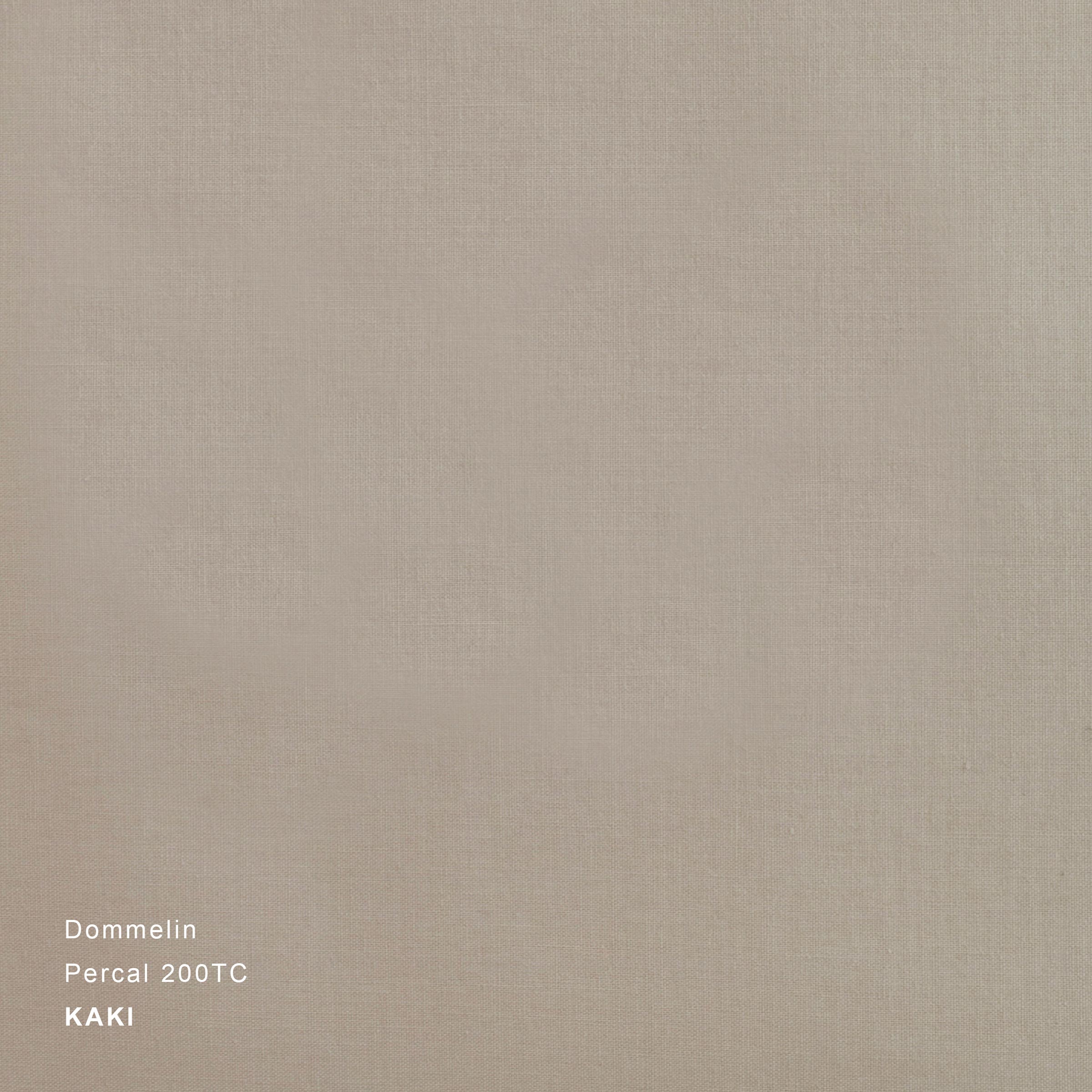 Dommelin Dekbedovertrek Set Percal 200TC Kaki