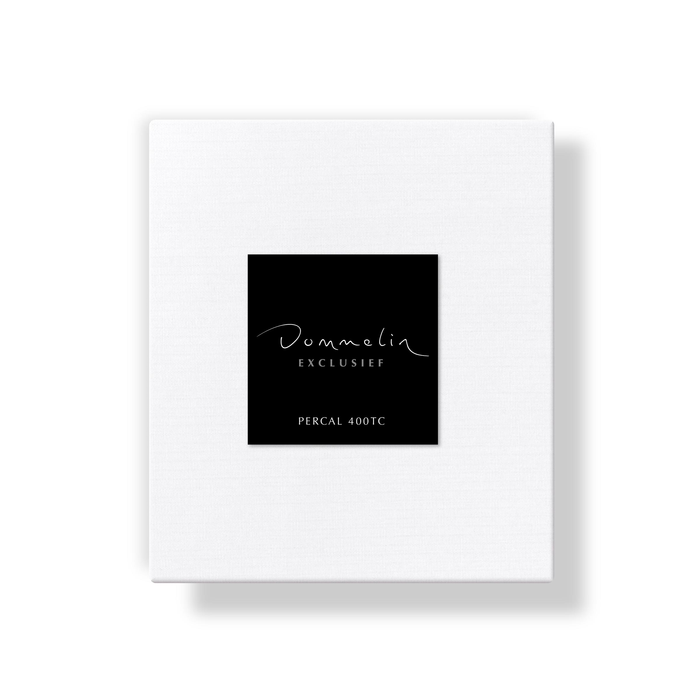 Dommelin Kussensloop Volant Percal 400TC Wit 60 x 70 cm