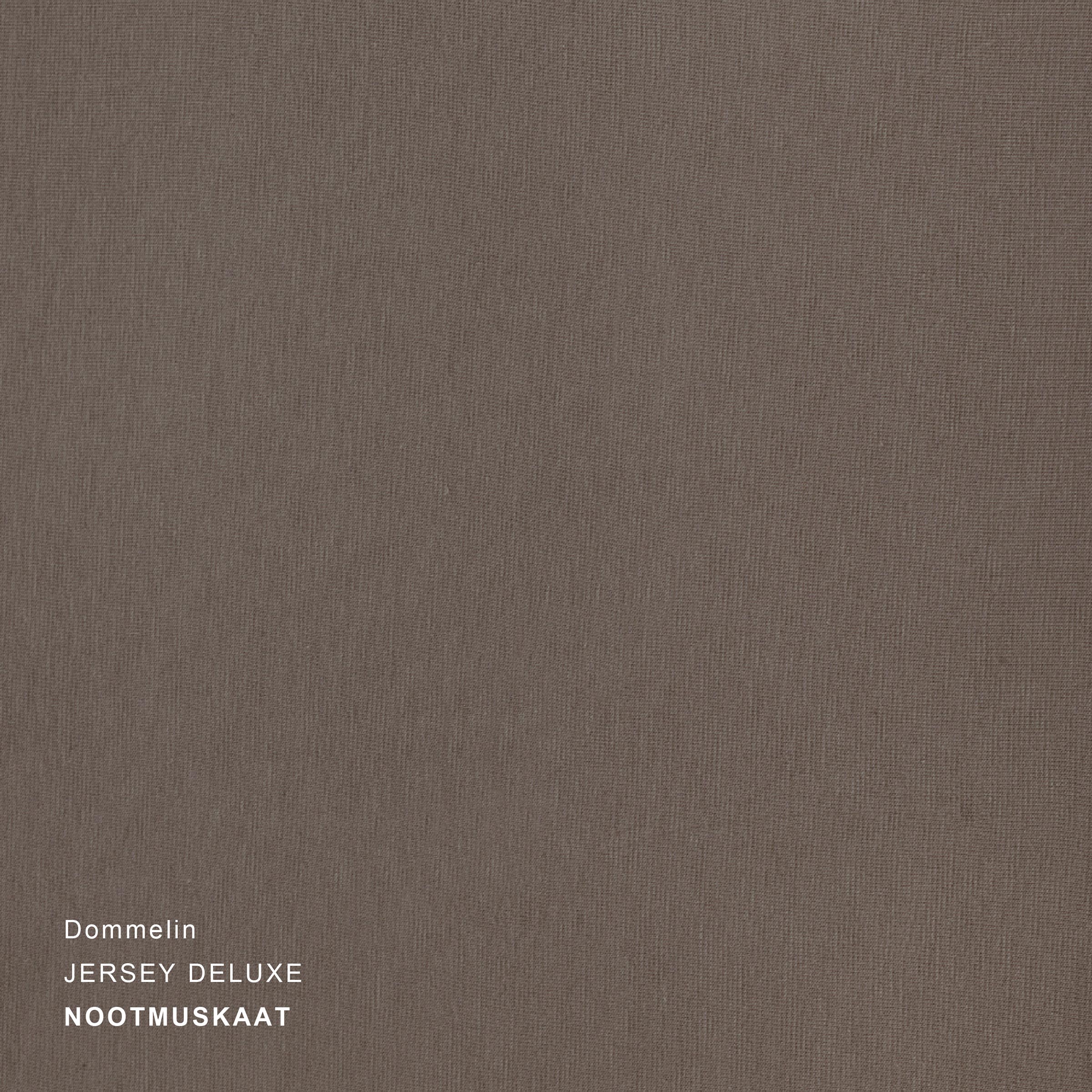 Dommelin Hoeslaken Jersey Deluxe Nootmuskaat