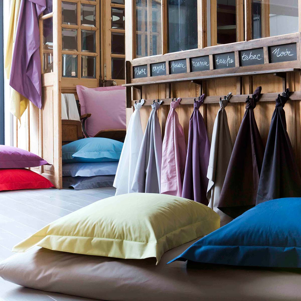 Essix Kussensloop Royal Line Percal 200TC Jonquille 50 x 70 cm