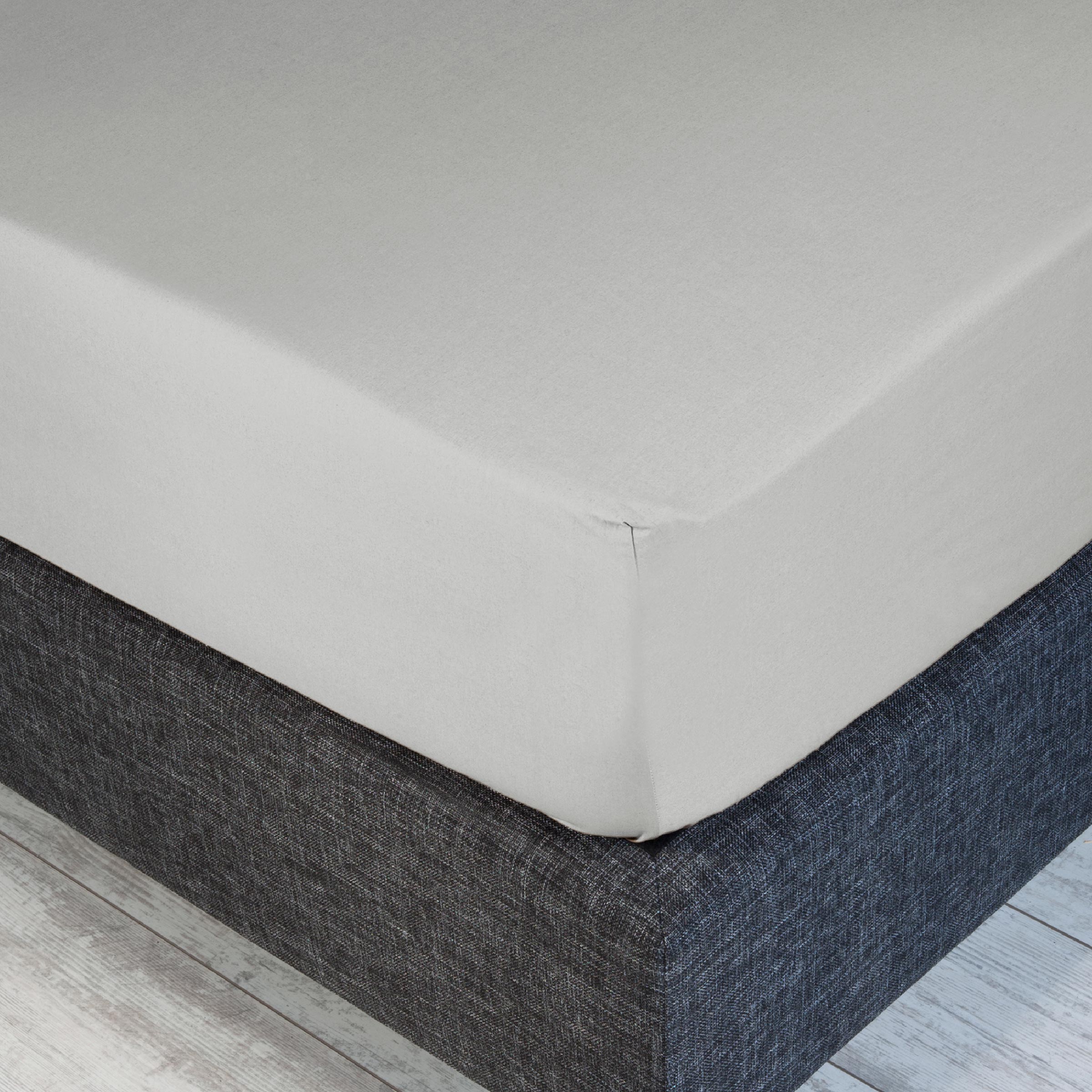 Dommelin Split Hoeslaken Percal 200TC Zilver