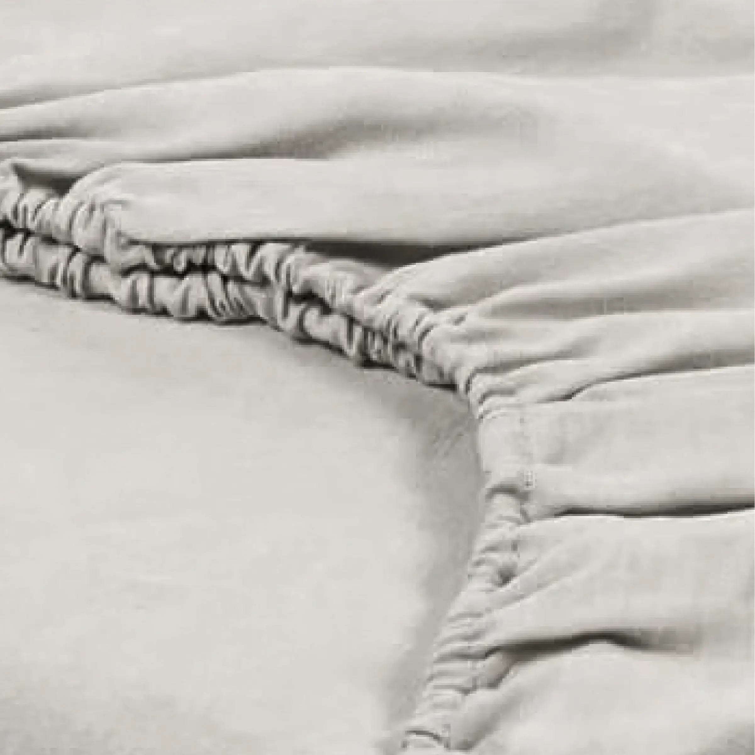 Libeco Hoeslaken Madison Washed Linnen 175 gr/m2 Light Grey H33