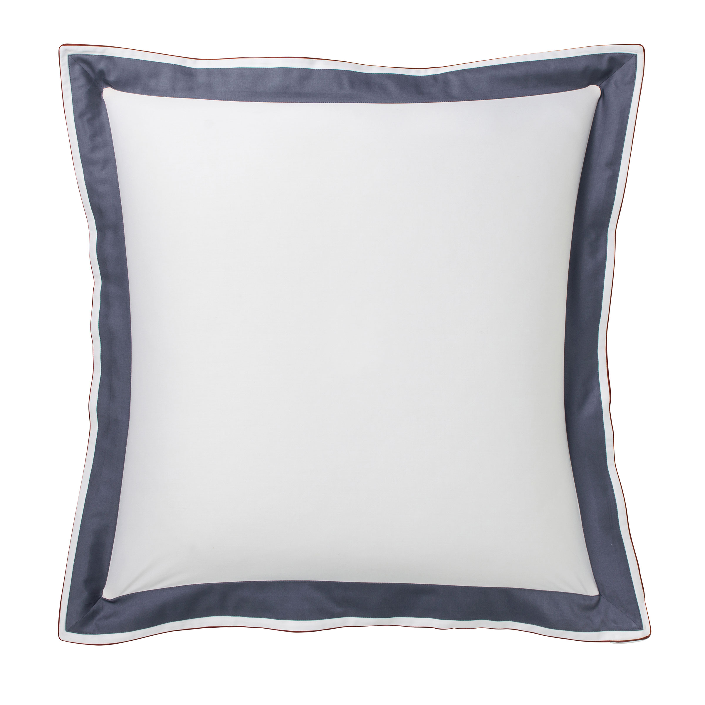 Alexandre Turpault Kussensloop Marceau Organic Satijn 300TC Wit - Marine