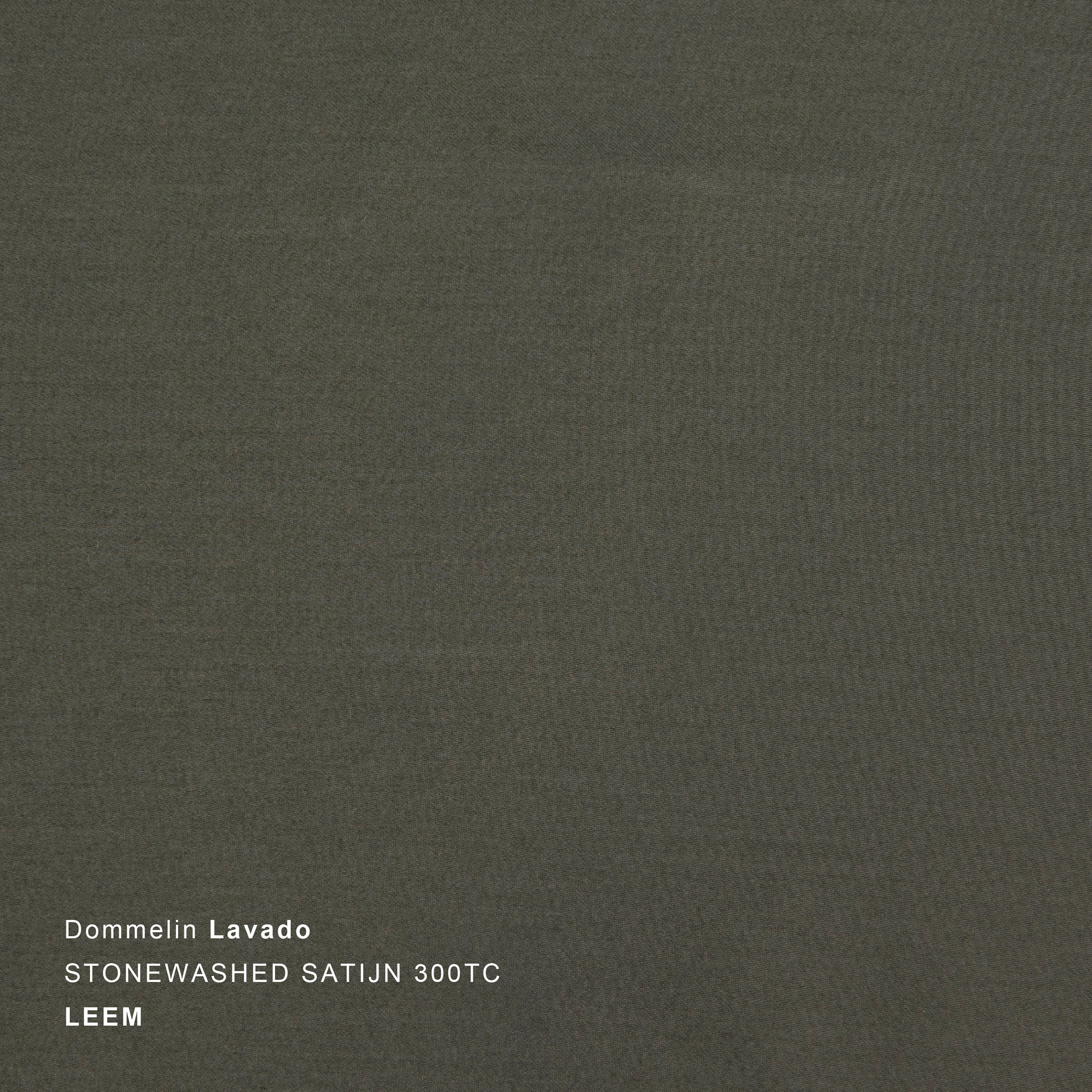 Dommelin Dekbedovertrekset Lavado Stonewashed Satijn 300TC Leem