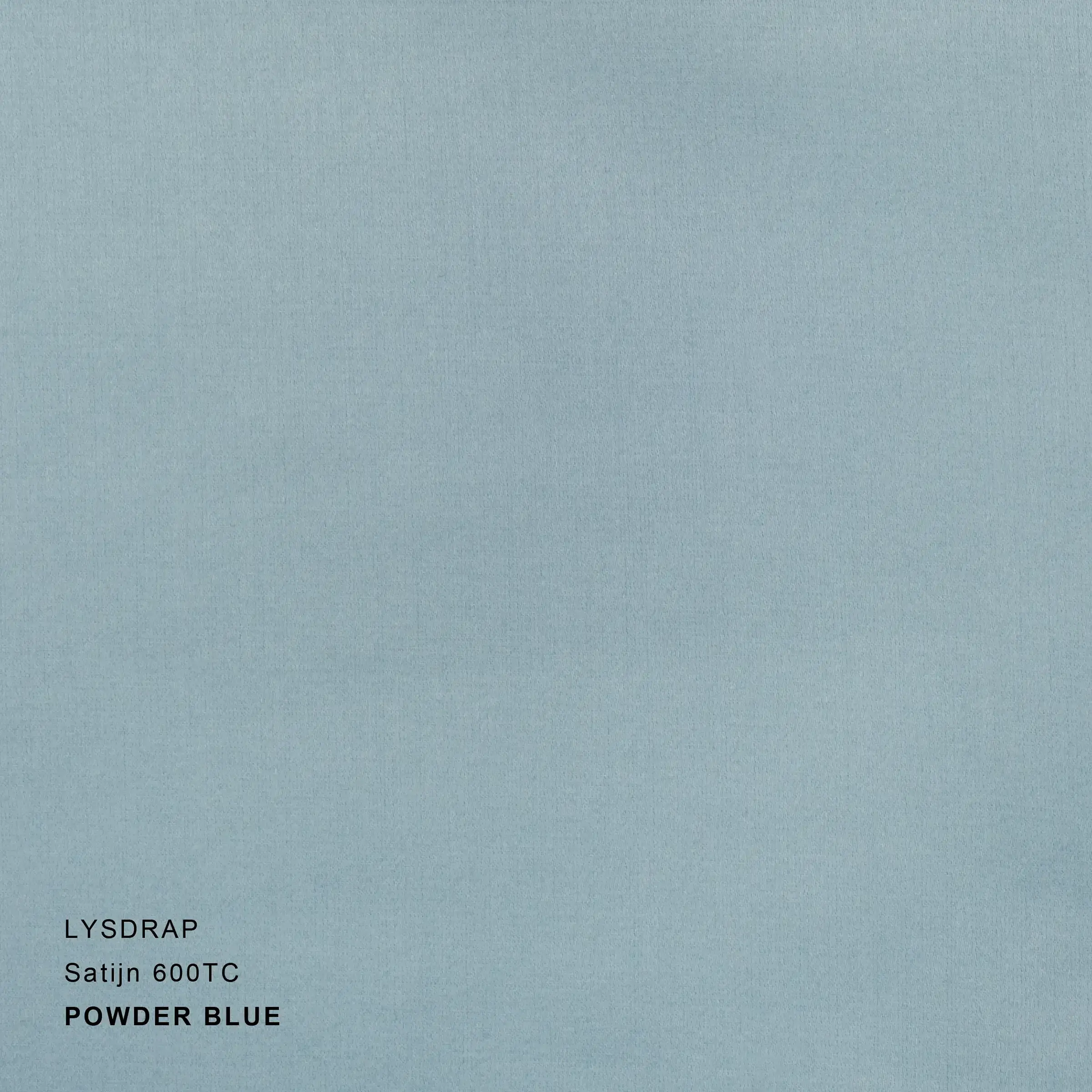 Lysdrap Kussensloop Volant Virgo Satijn 600TC Powder Blue