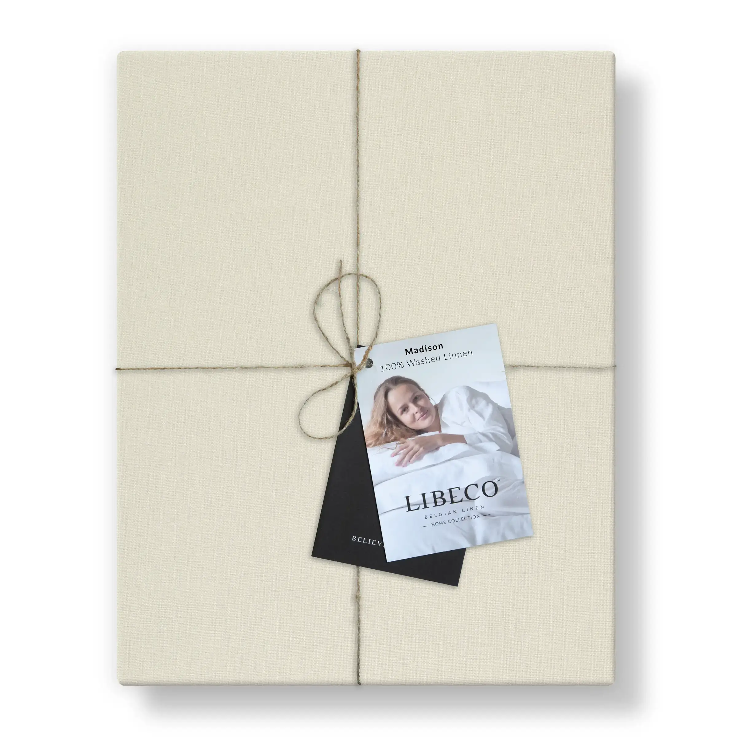 Libeco Laken Madison Washed Linnen 175 gr/m2 White Sand