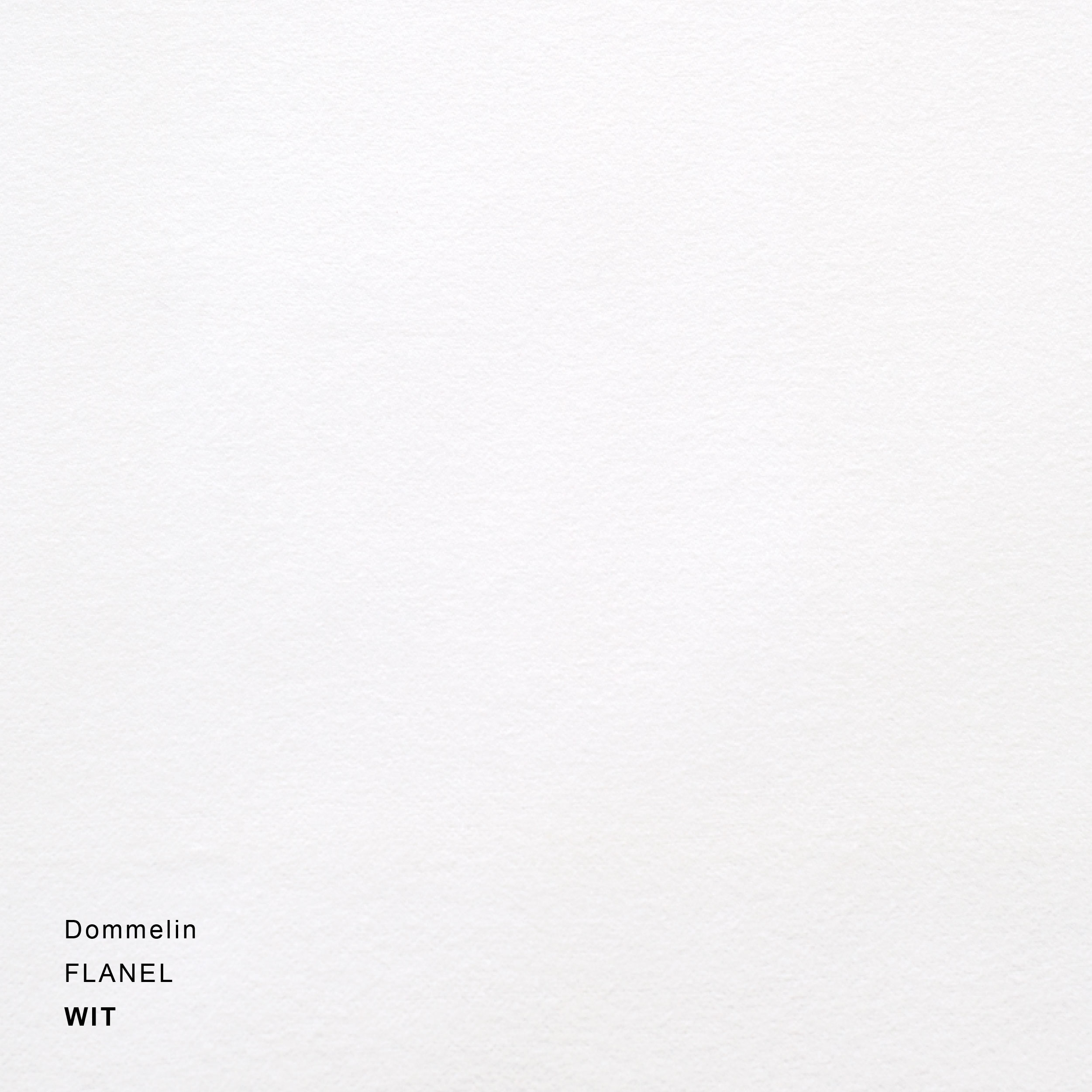 Dommelin Dekbedovertrek Flanel Wit