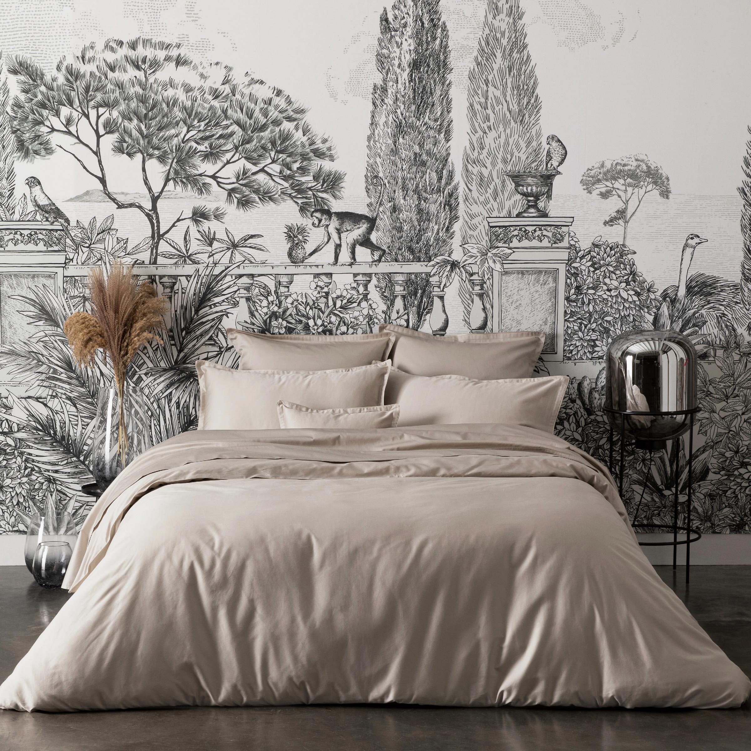 Alexandre Turpault Kussensloop Teophile Organic Satijn 300TC Gazelle