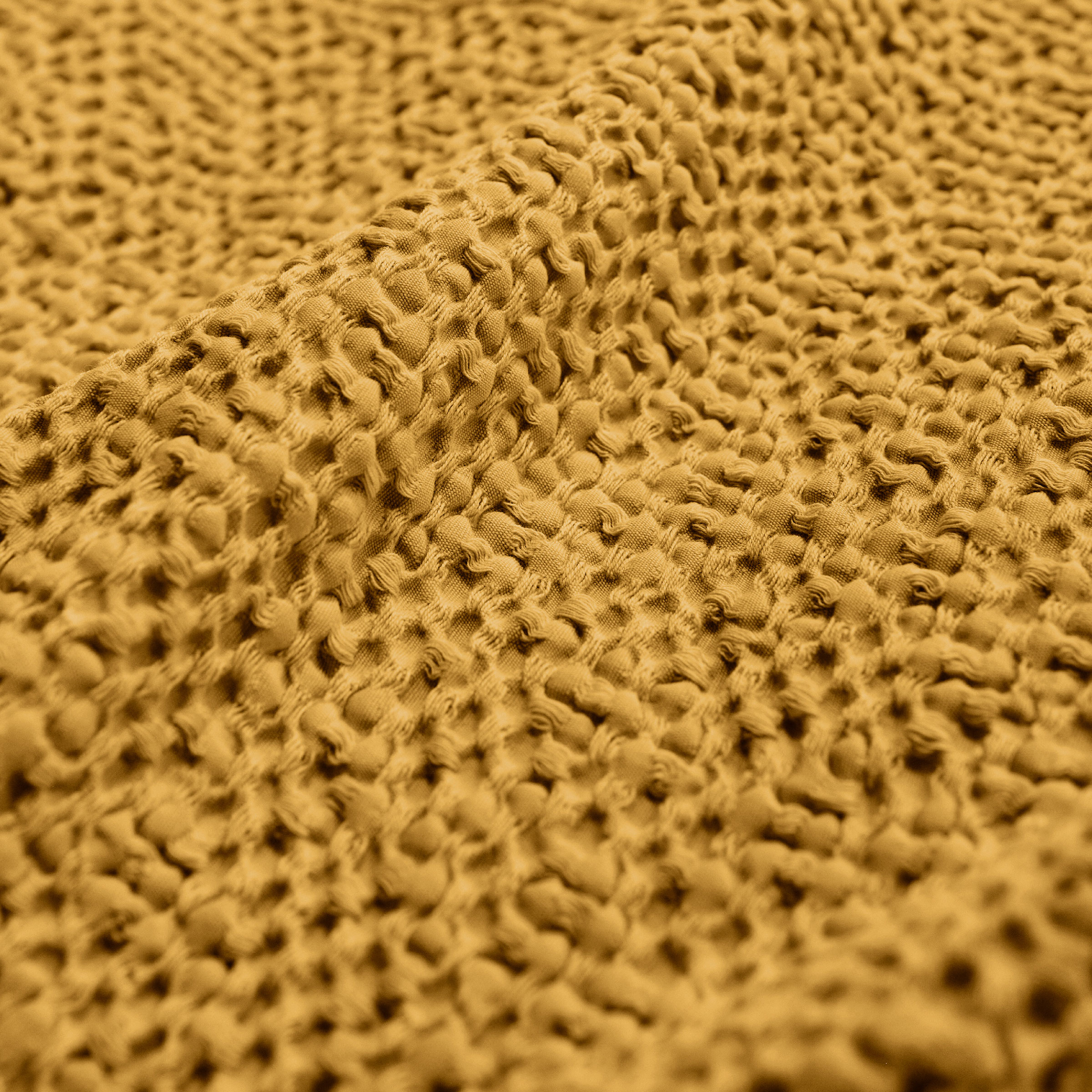 Essix Sprei Songe Stonewashed Katoen Pollen 240 x 260 cm