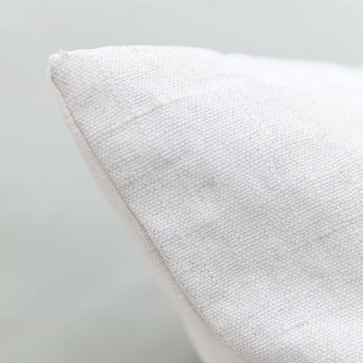 Mrs.Me Sierkussen Canvas Linnen Chalk White 45 x 60 cm