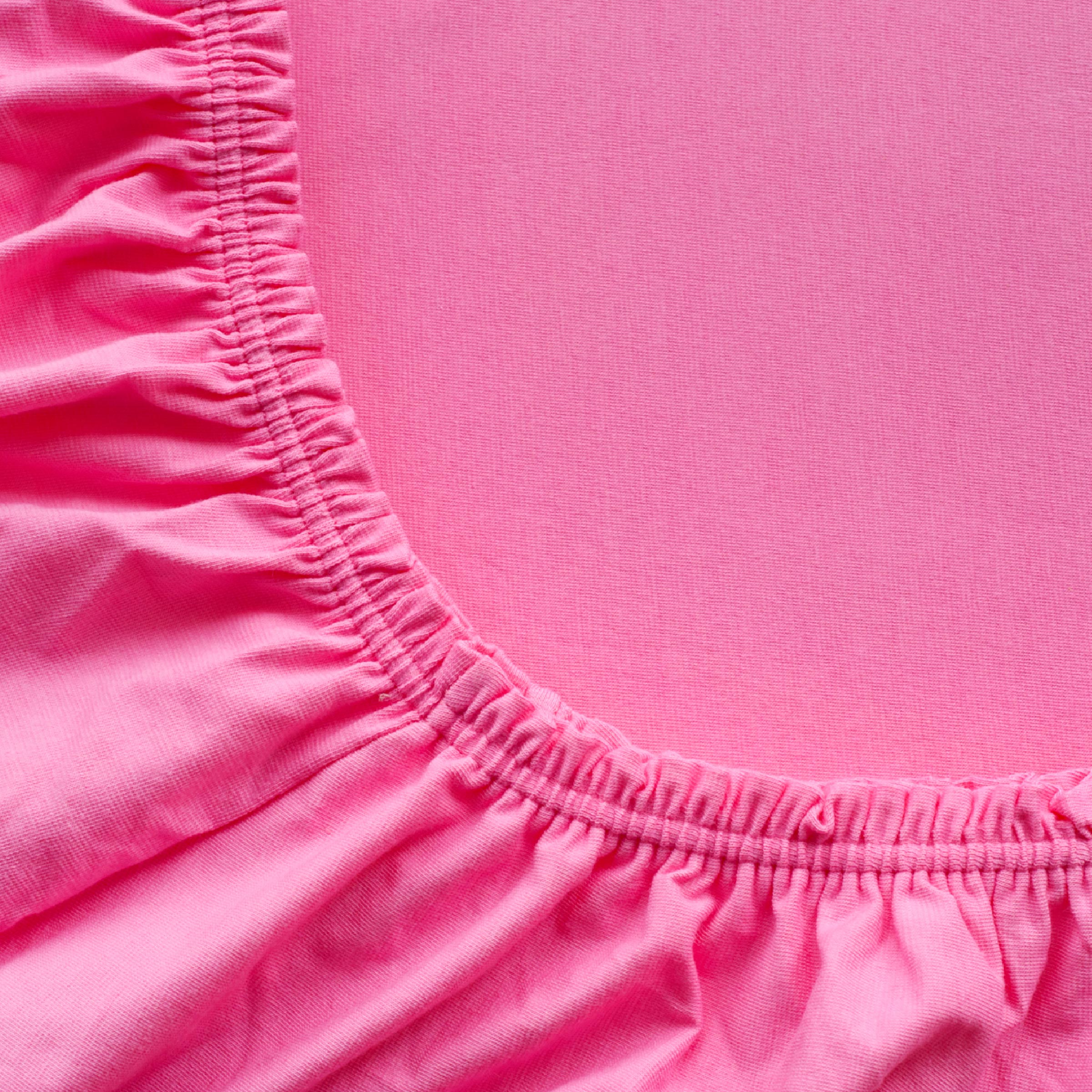 Dommelin Hoeslaken Jersey Deluxe Fuchsia